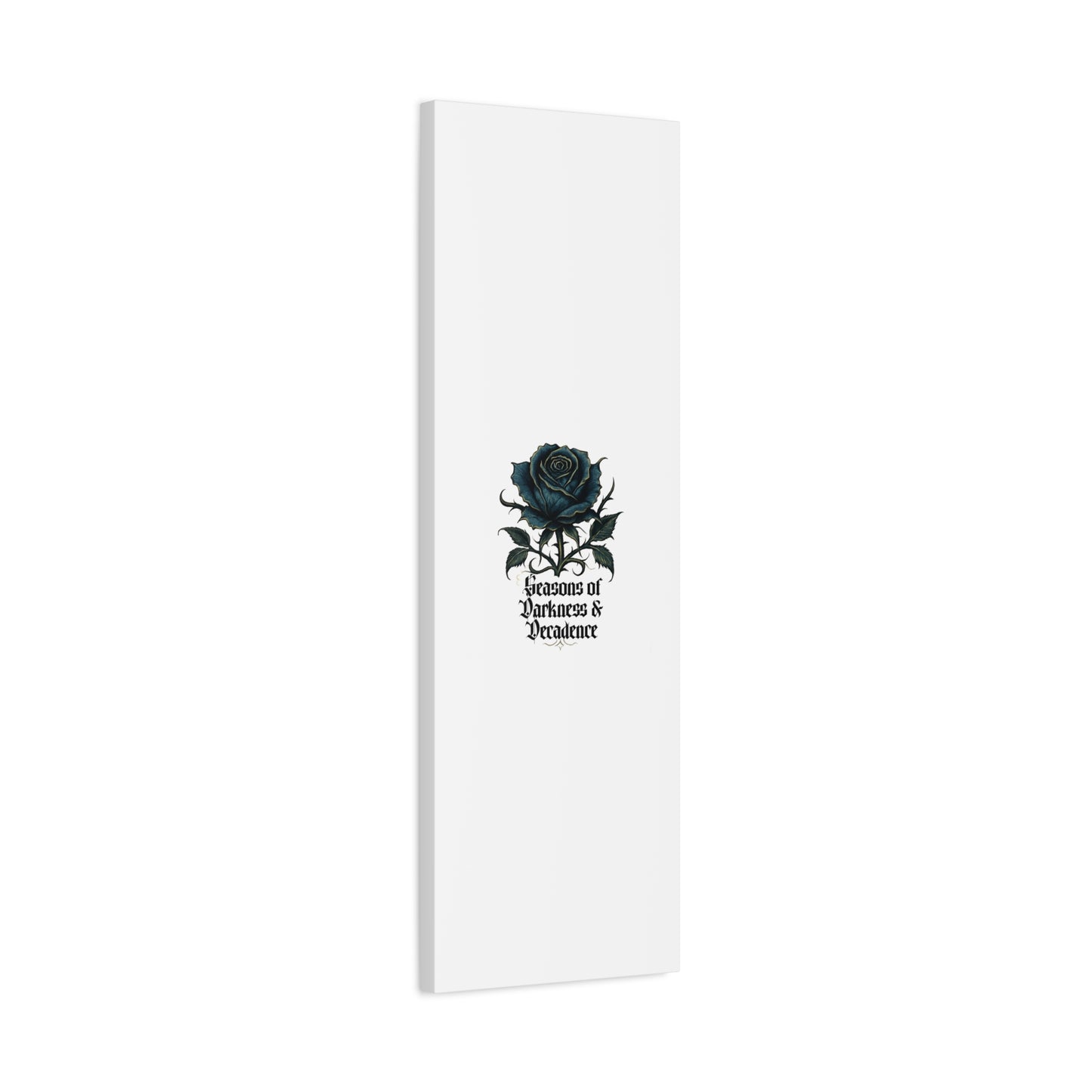Canvas Wall Art — Gothic Blue Rose "Seasons of Darkness & Decadence"