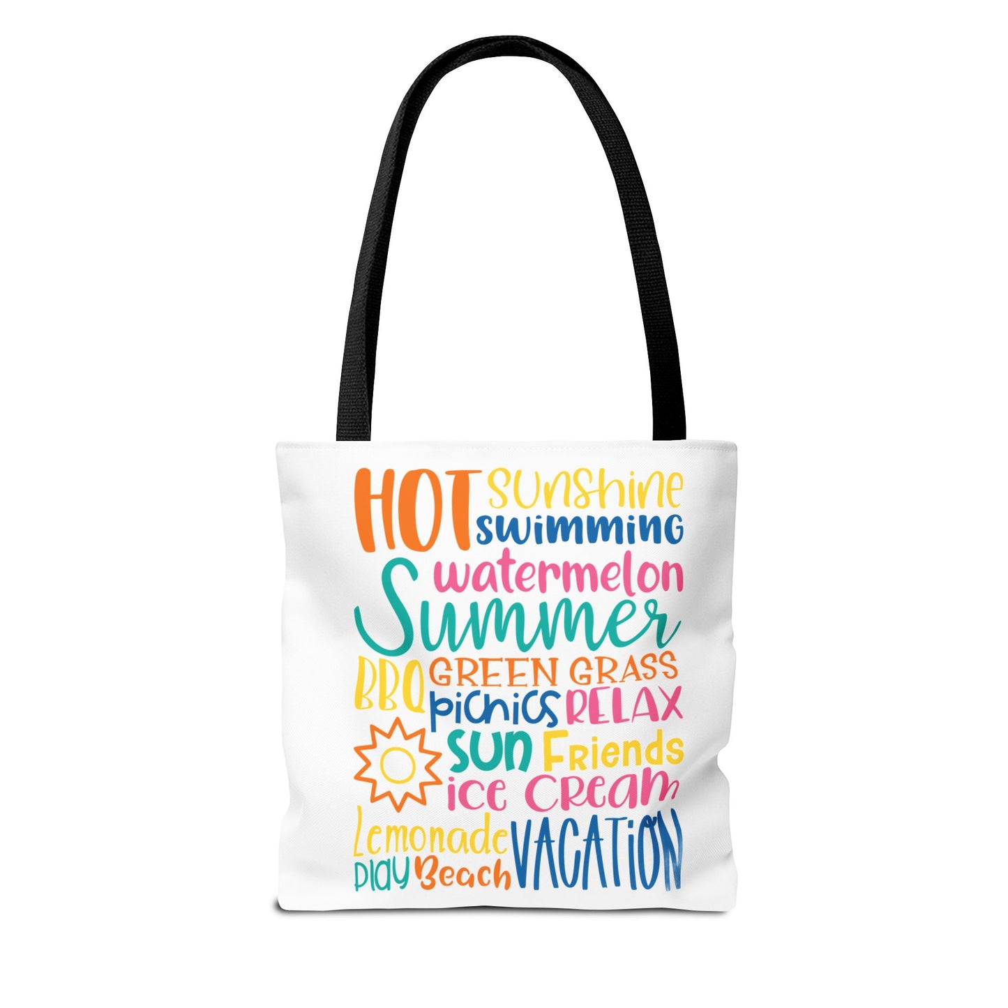 Summer Word Riot Tote Bag