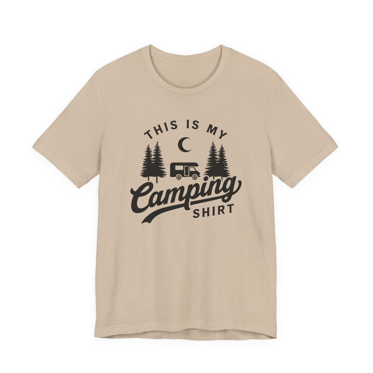 This Is My Camping Shirt Tee — Retro Camper Graphic T-Shirt for Outdoor Lovers
