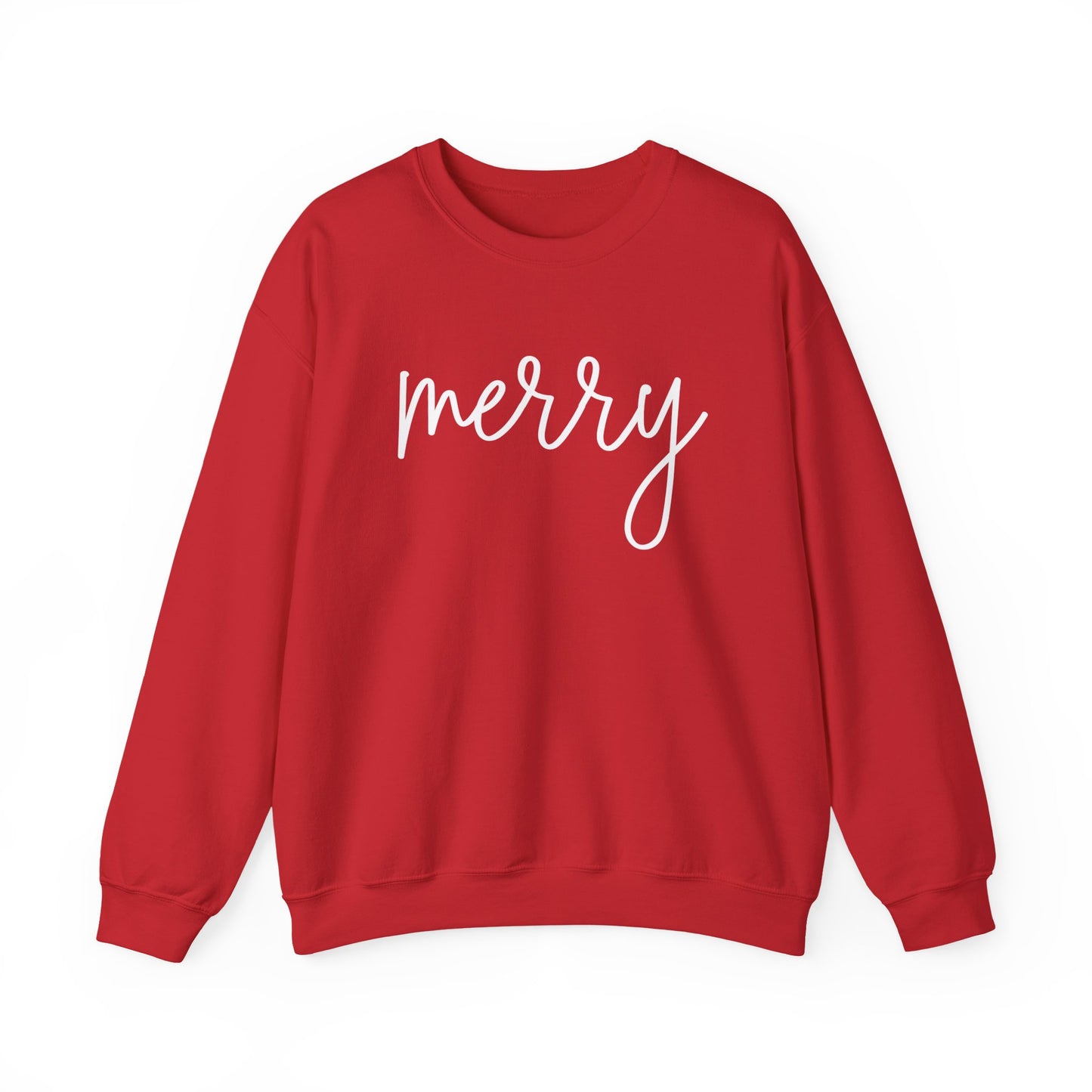 Cute Merry Crewneck Sweatshirt - Christmas Holiday