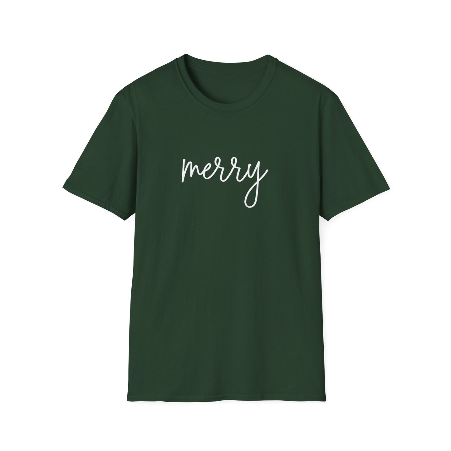 Merry Holiday T-Shirt — Cute Unisex Holiday Tee