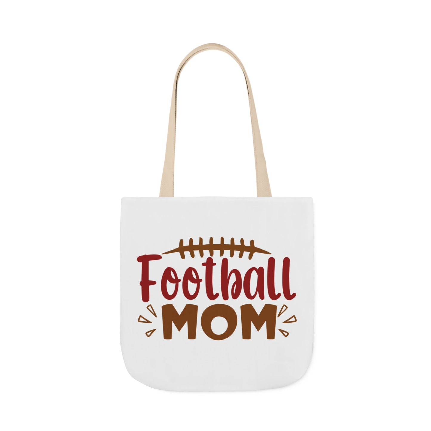 Football Mom Canvas Tote Bag — Game Day Reusable Grocery & Gear Tote