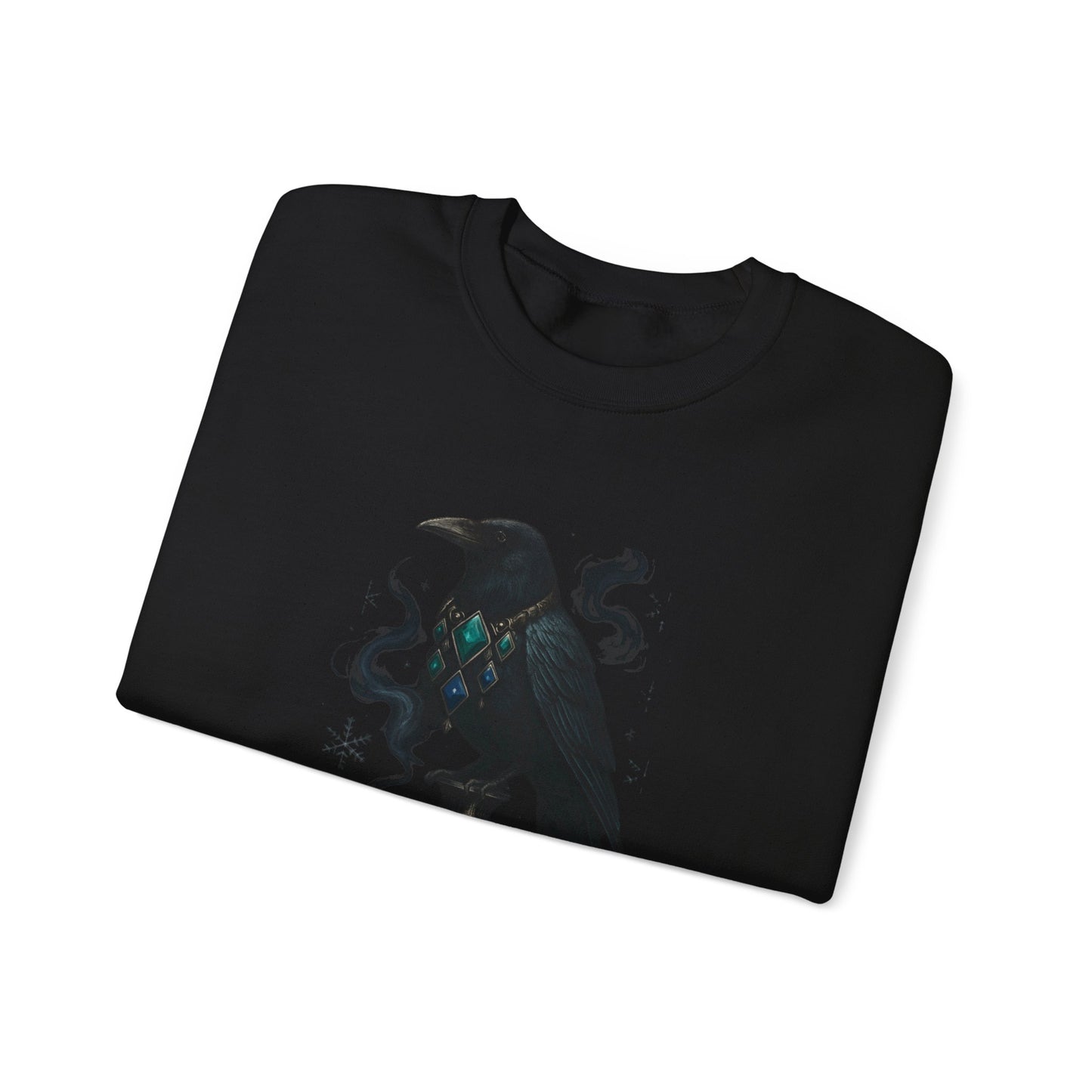 Gothic Cheer Crow Sweatshirt — "Gothic Cheer, Give Me Fear" Crewneck