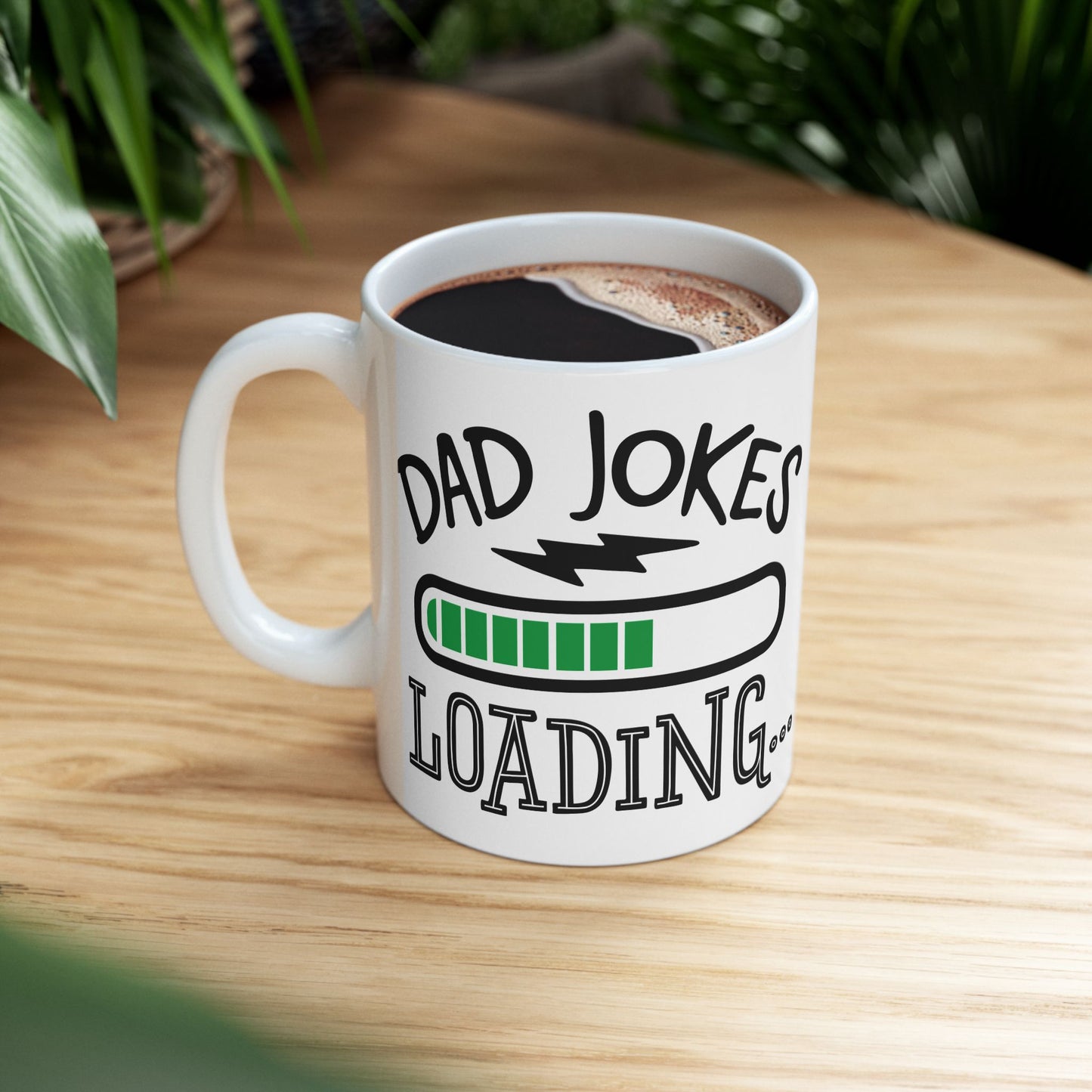 Dad Jokes Loading Ceramic Mug 11 oz, 15 oz mug