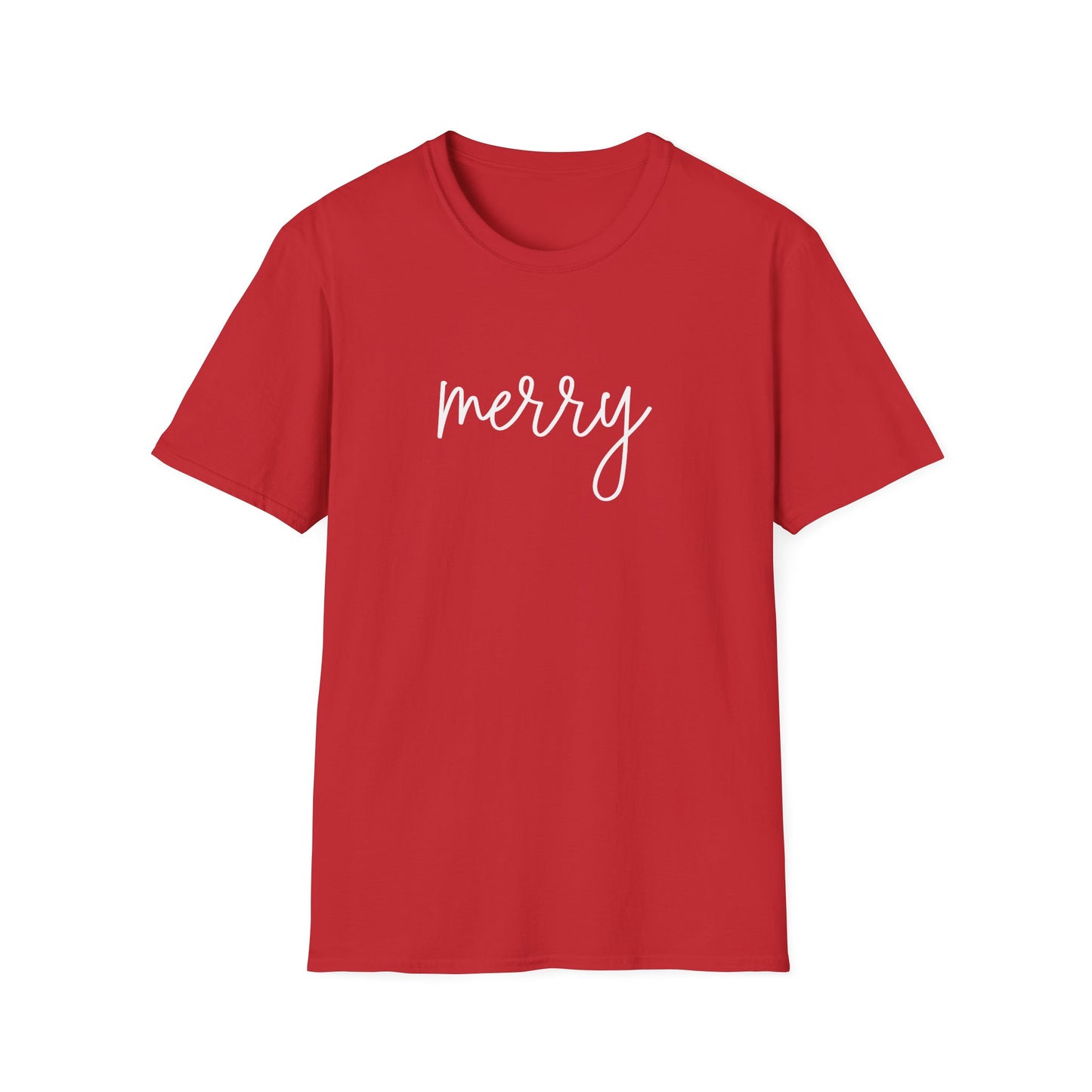 Merry Holiday T-Shirt — Cute Unisex Holiday Tee