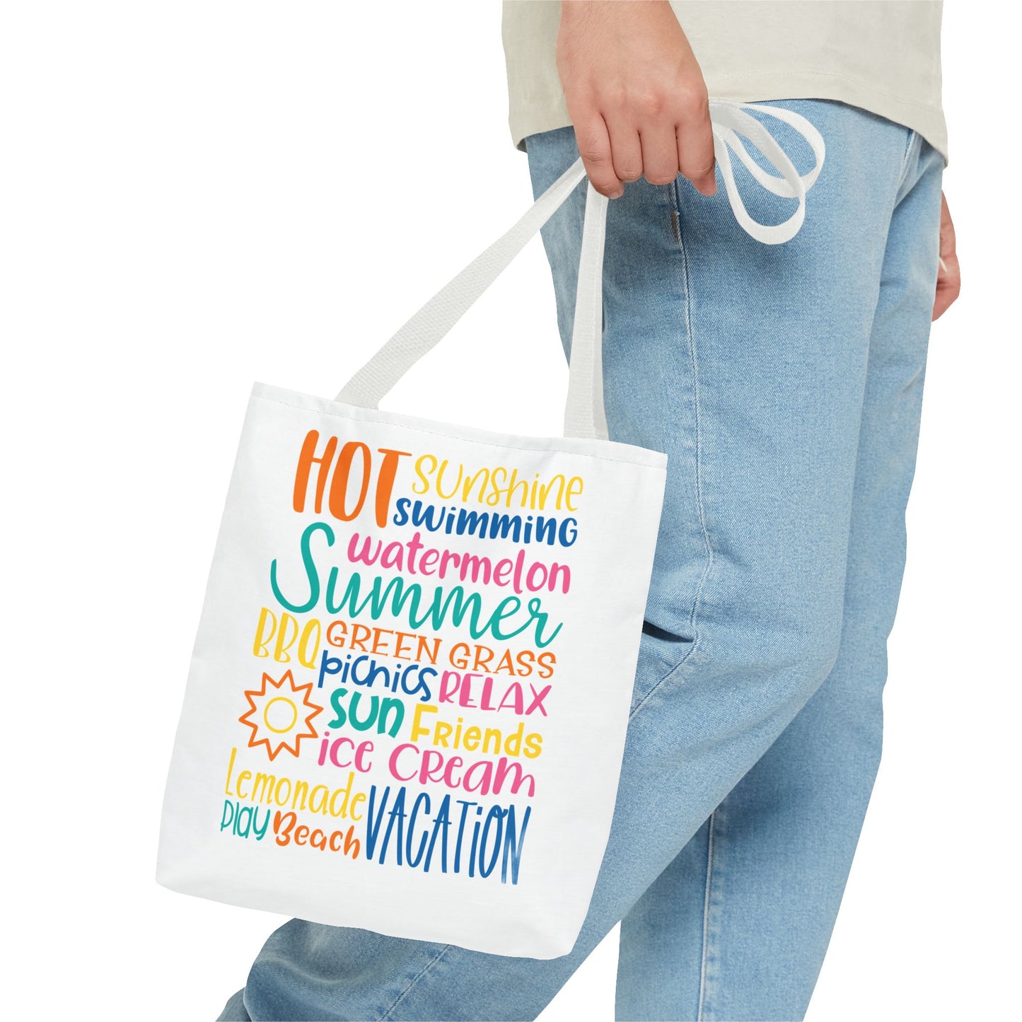 Summer Word Riot Tote Bag