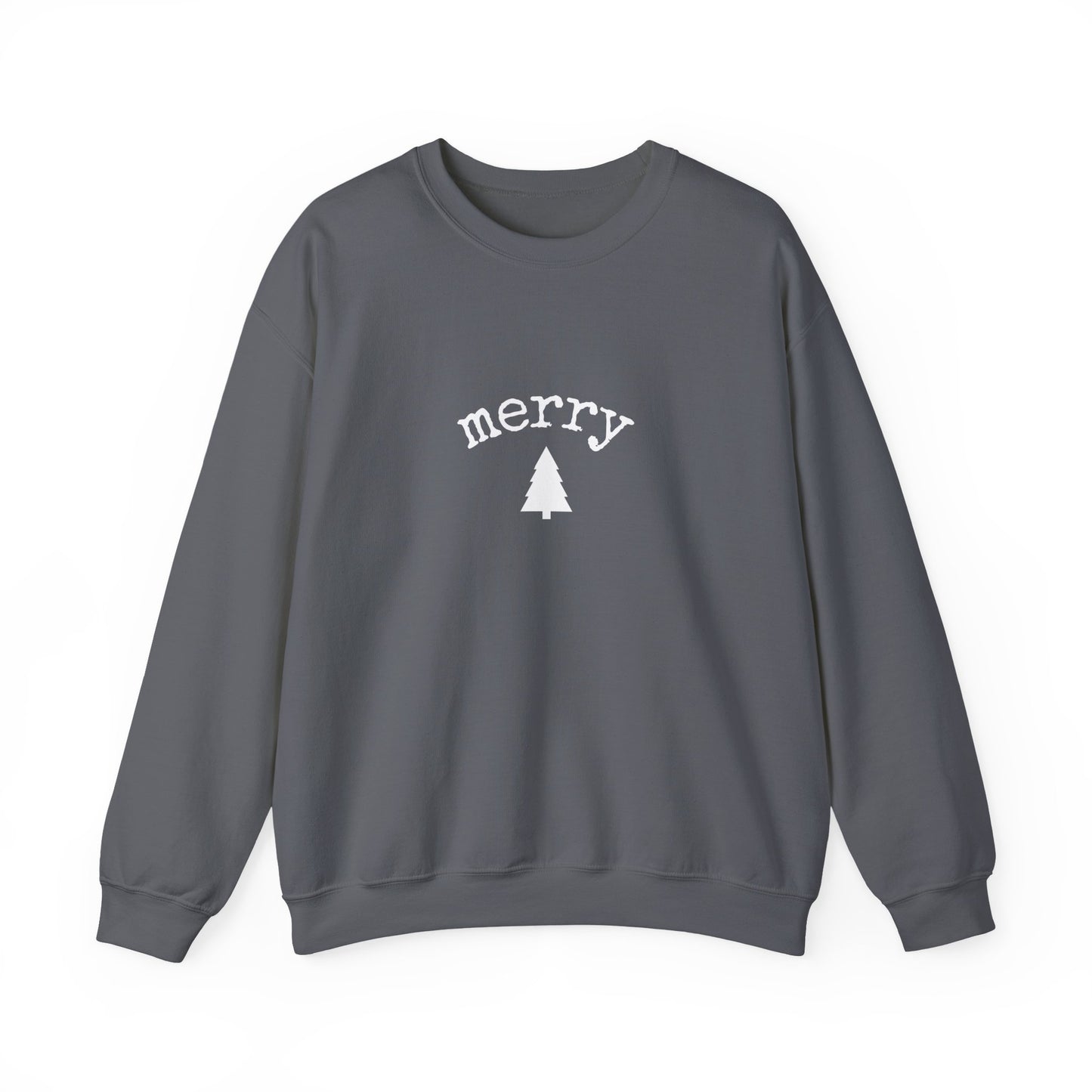 Merry Festive Holiday Crewneck Sweatshirt — Cute Christmas Sweatshirt