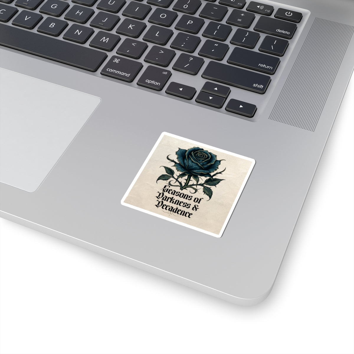 Sticker — Gothic Blue Rose “Seasons of Darkness & Decadence”