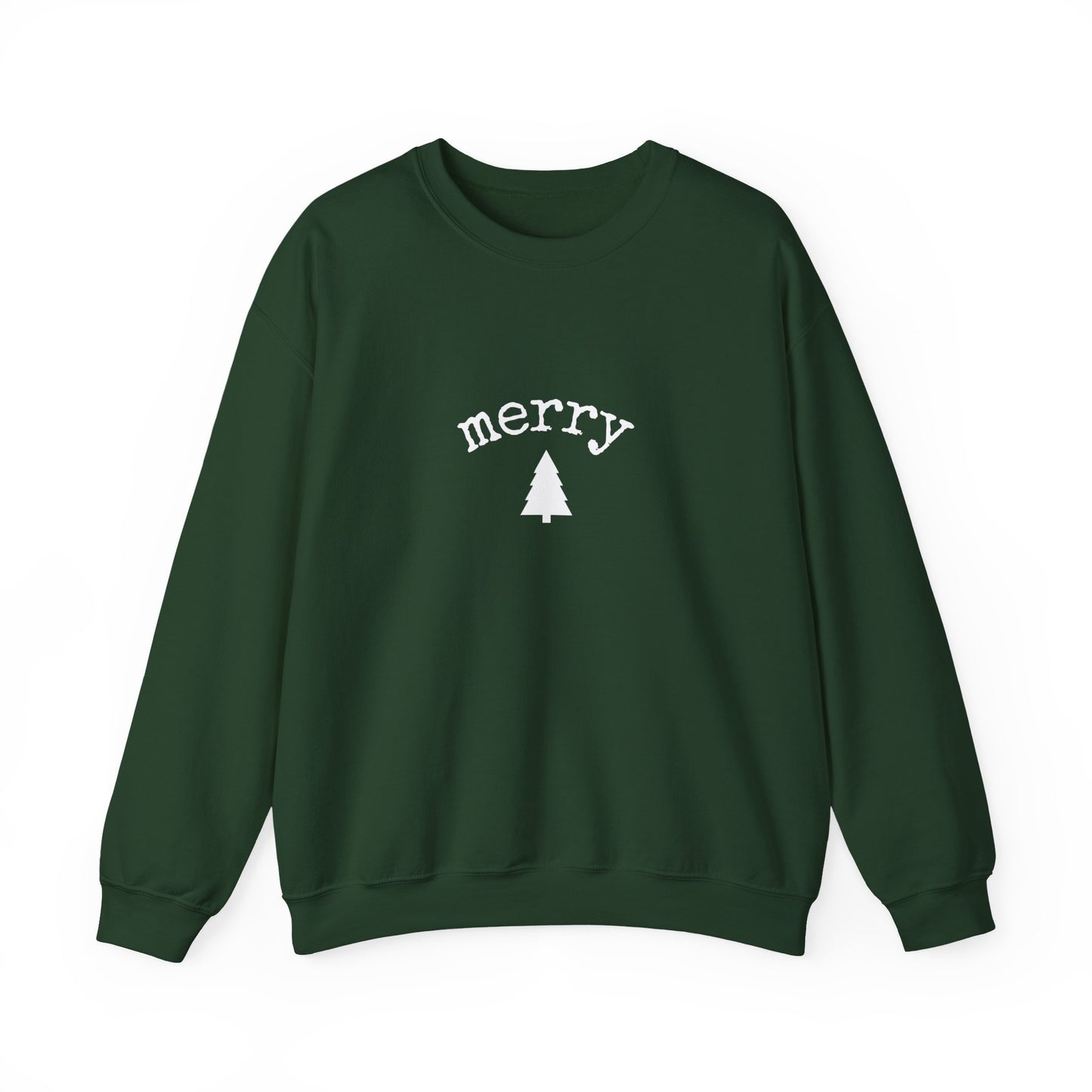 Merry Festive Holiday Crewneck Sweatshirt — Cute Christmas Sweatshirt