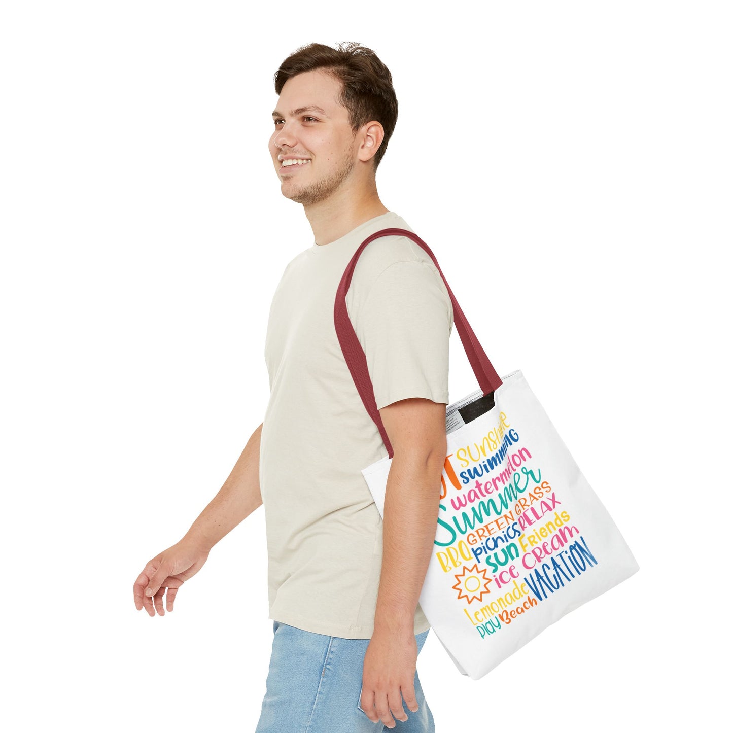 Summer Word Riot Tote Bag