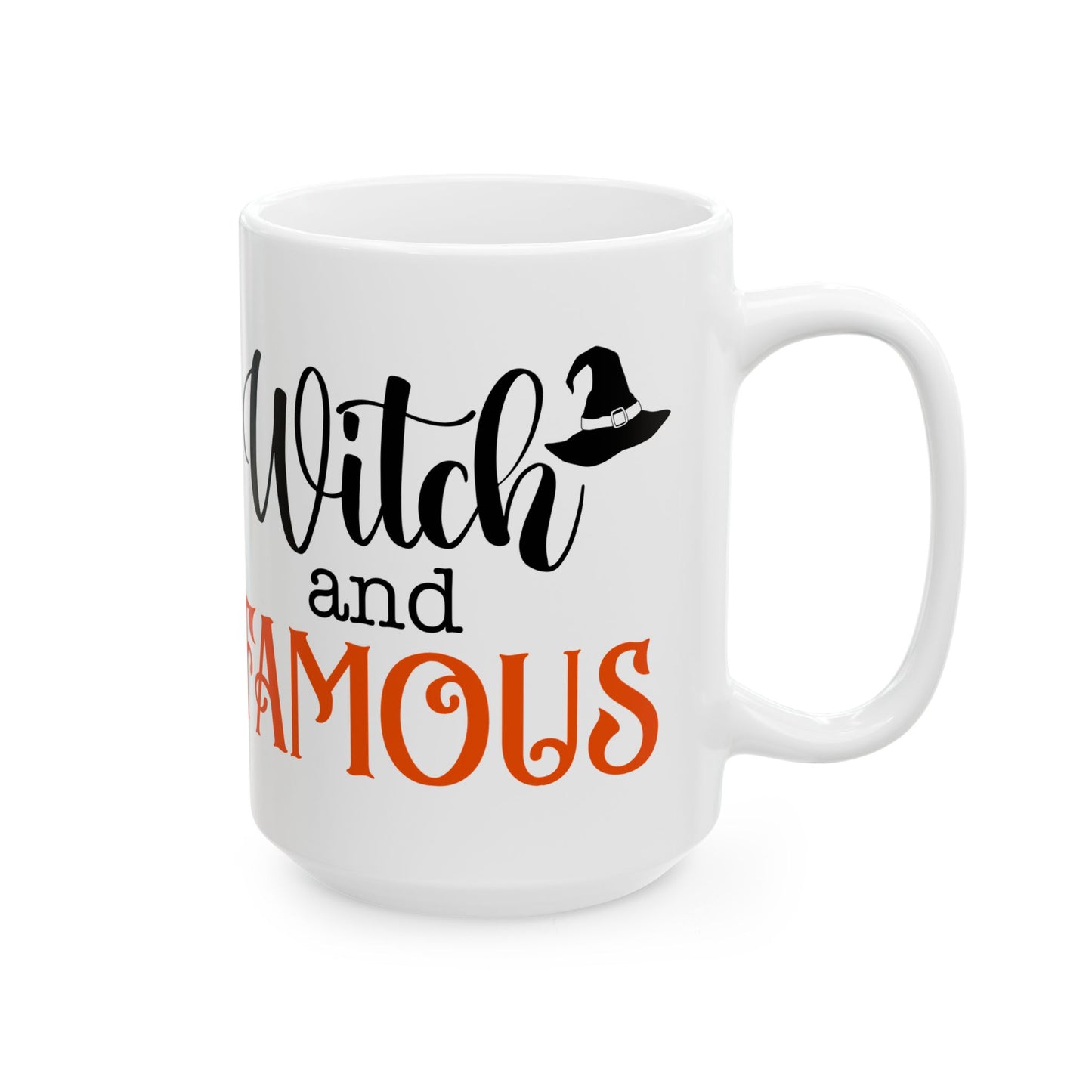 Witch and Famous Halloween Ceramic Mug (11oz/15oz)