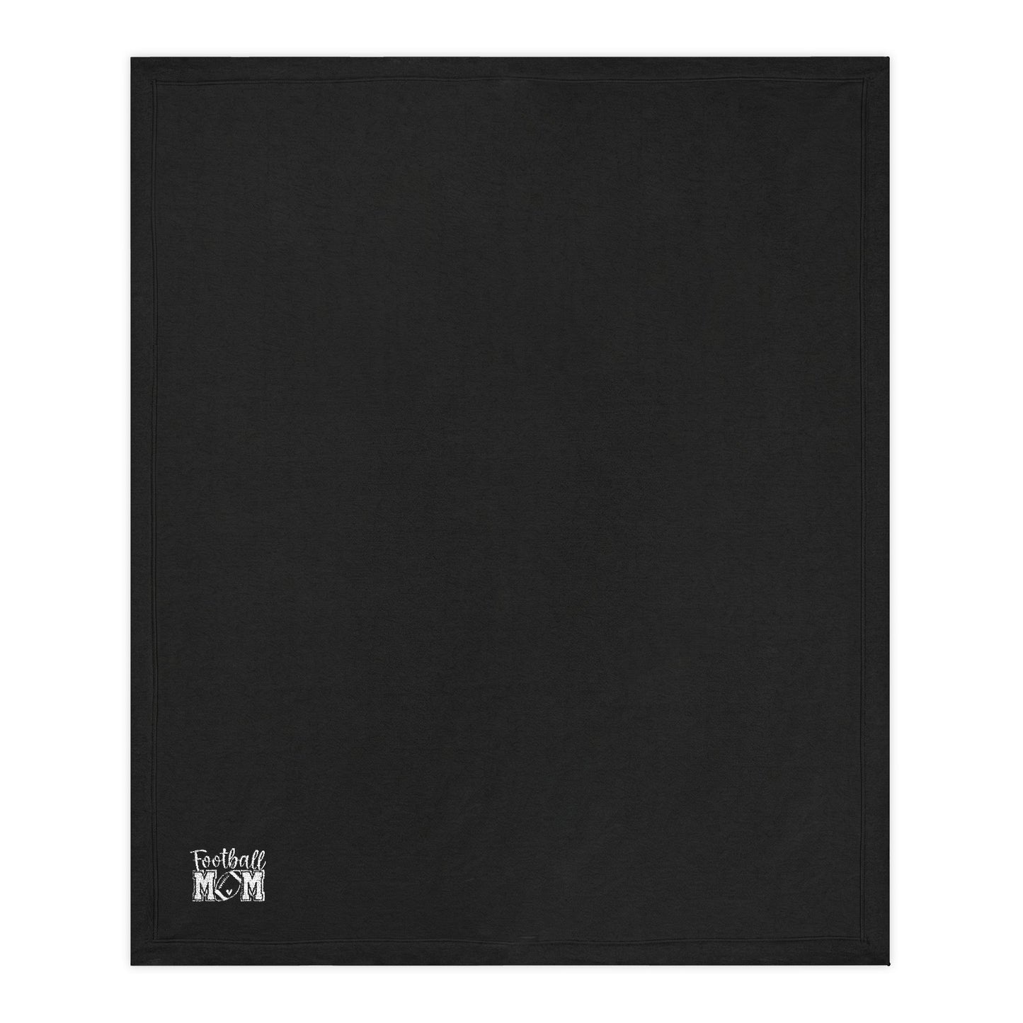 Football Mom Cozy Game Day Throw with Corner Logo