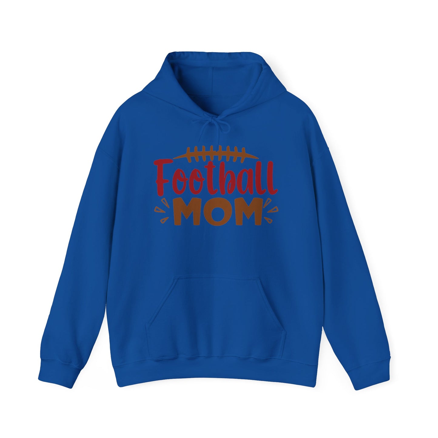 Football Mom Hoodie — Cute Football Graphic Pullover for Proud Sports Moms