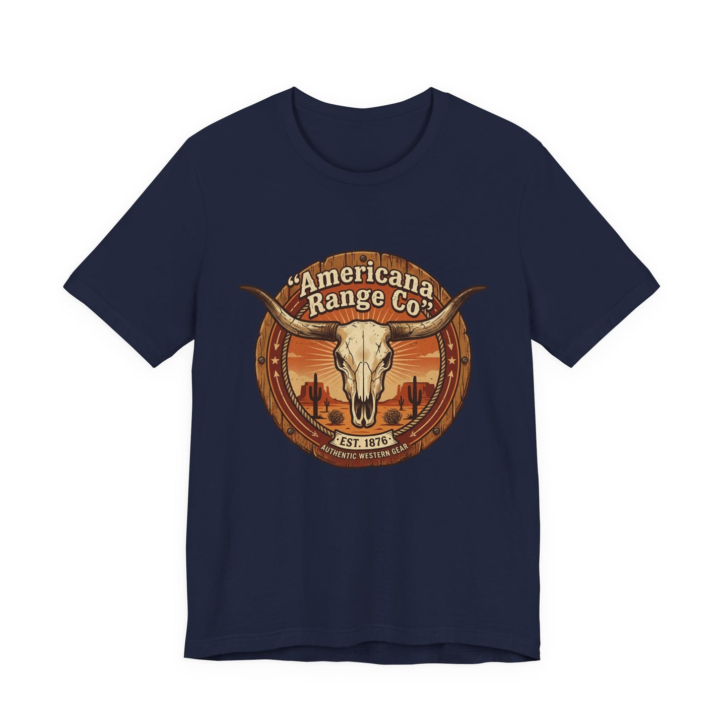 Americana Range Co Skull Tee | Western Vintage, Frontier Rodeo