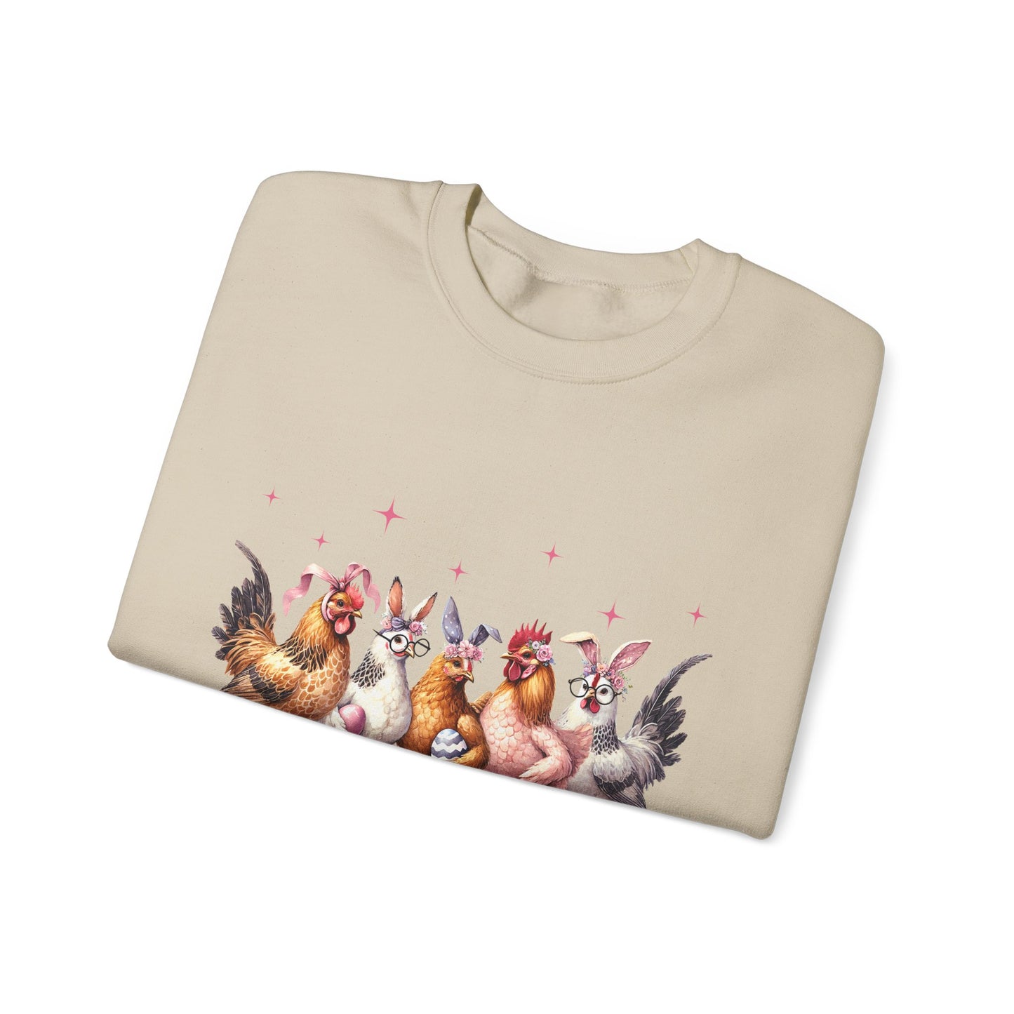 Happy Easter Themed Crewneck Women's Sweatshirt