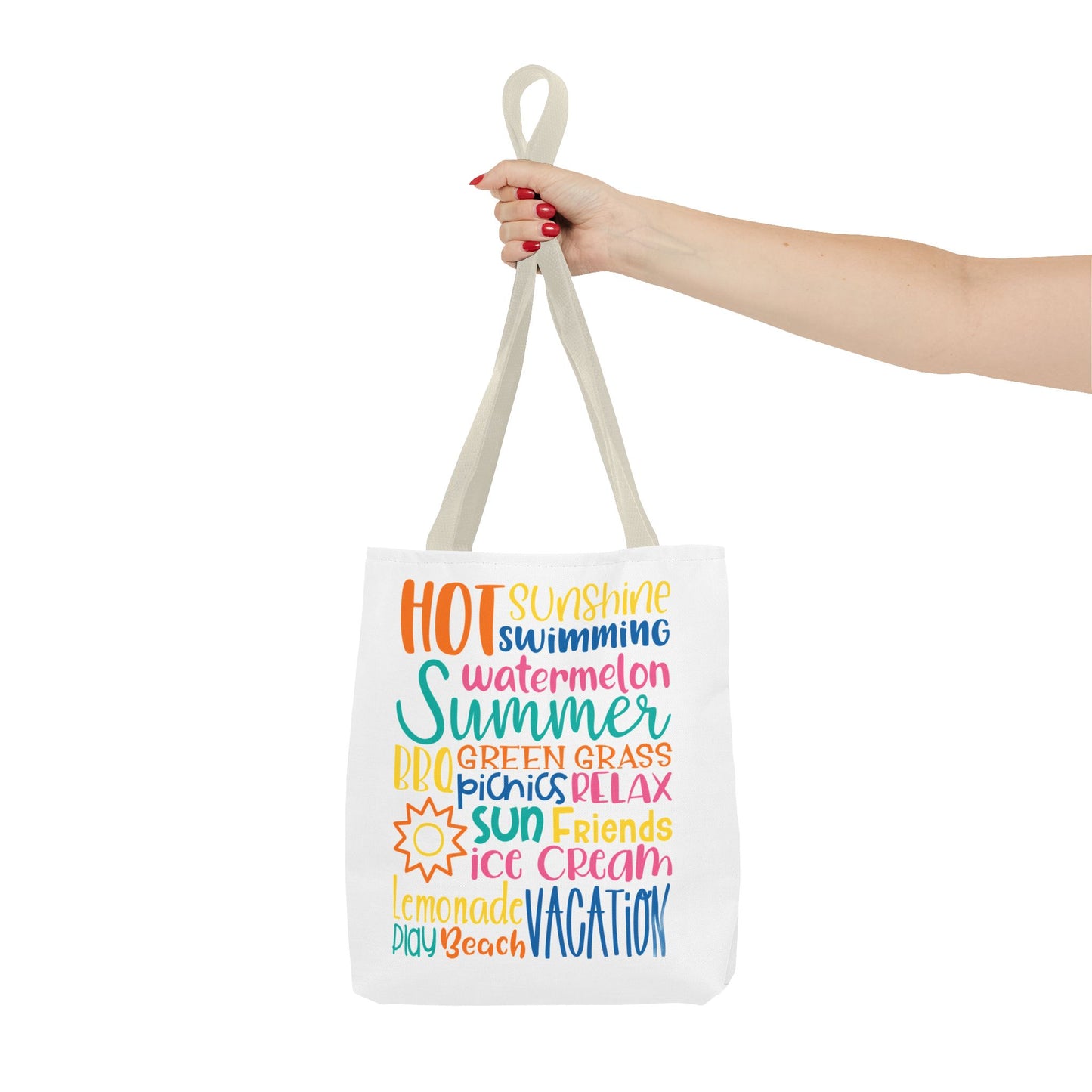 Summer Word Riot Tote Bag
