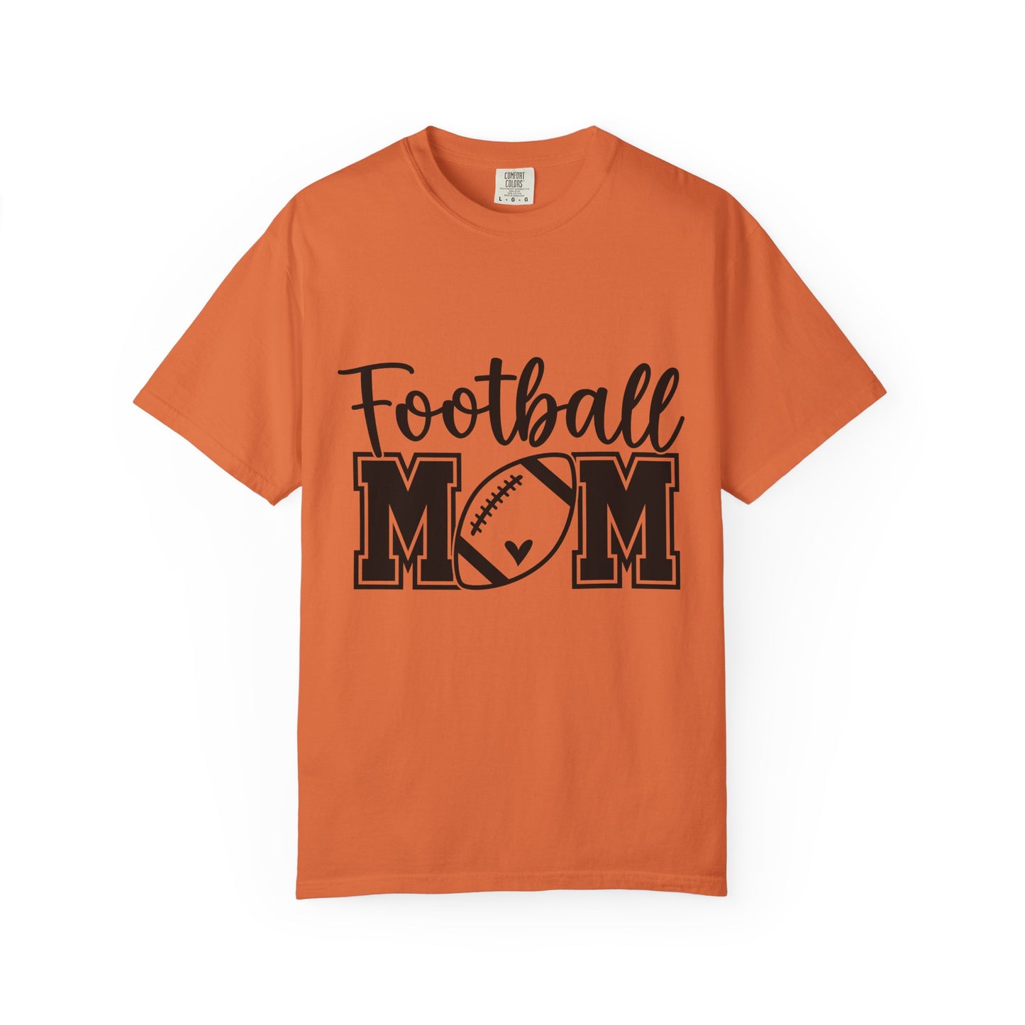Football Mom T‑Shirt — Script & Varsity Football Mom Tee