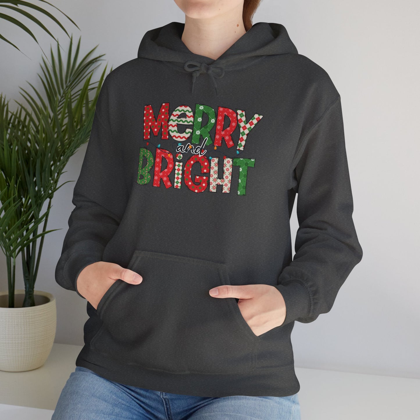 Merry and Bright Christmas Hoodie
