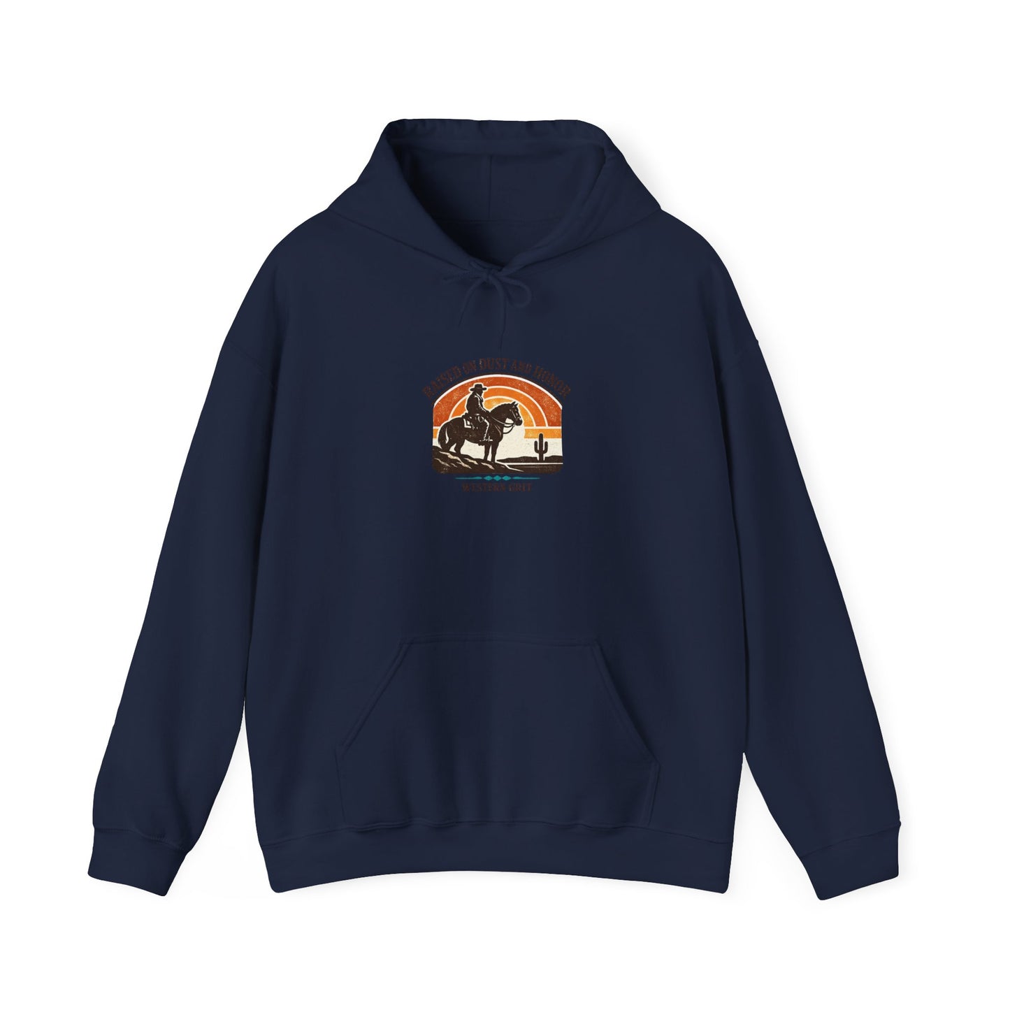 Western Cowboy Frontier Hoodie | Americana vintage rodeo sweatshirt