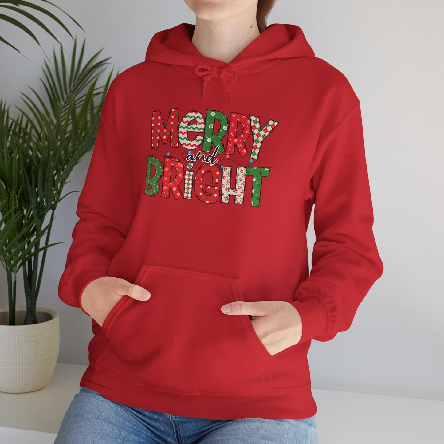 Merry and Bright Christmas Hoodie