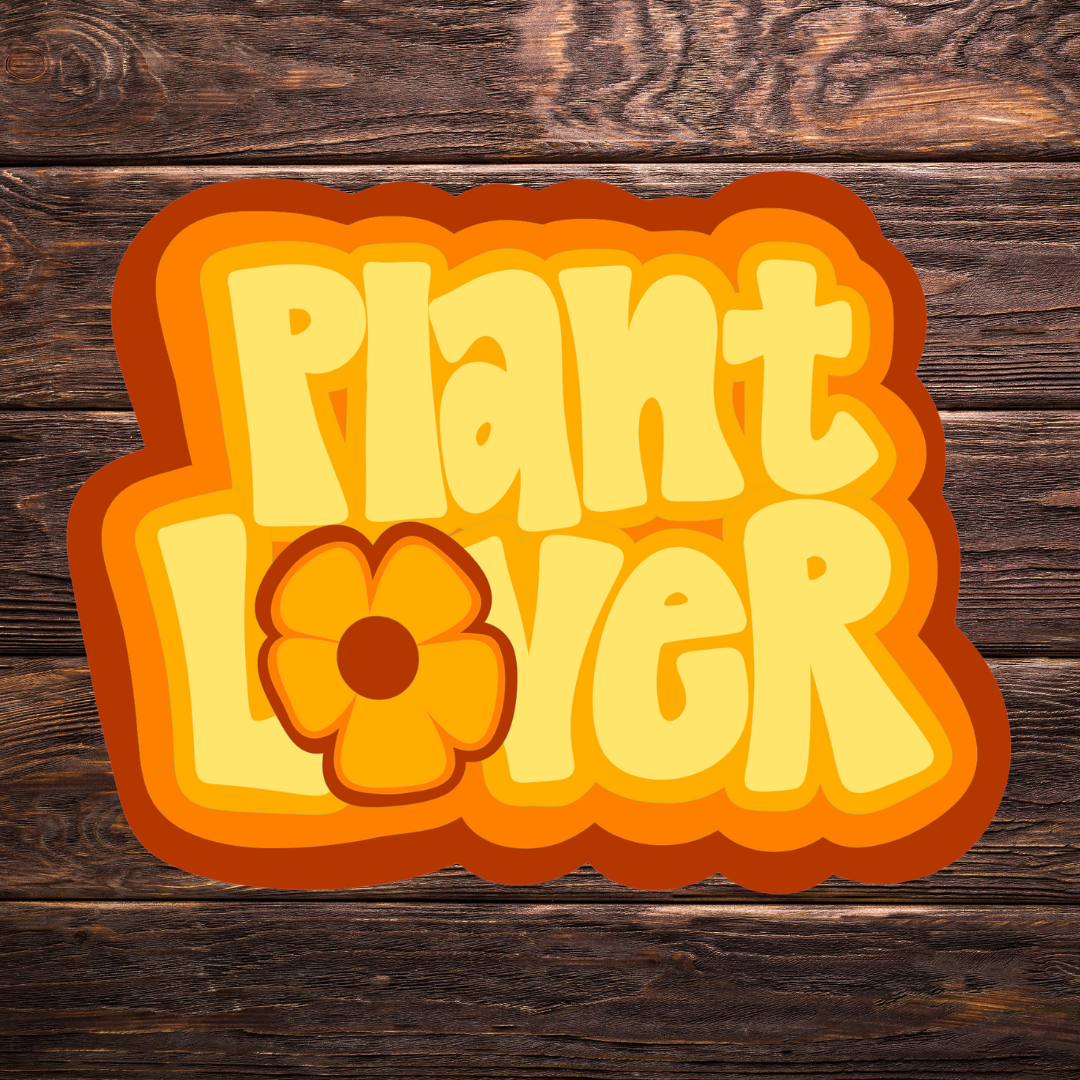 Groovy Plant Lover Vinyl Decal Sticker