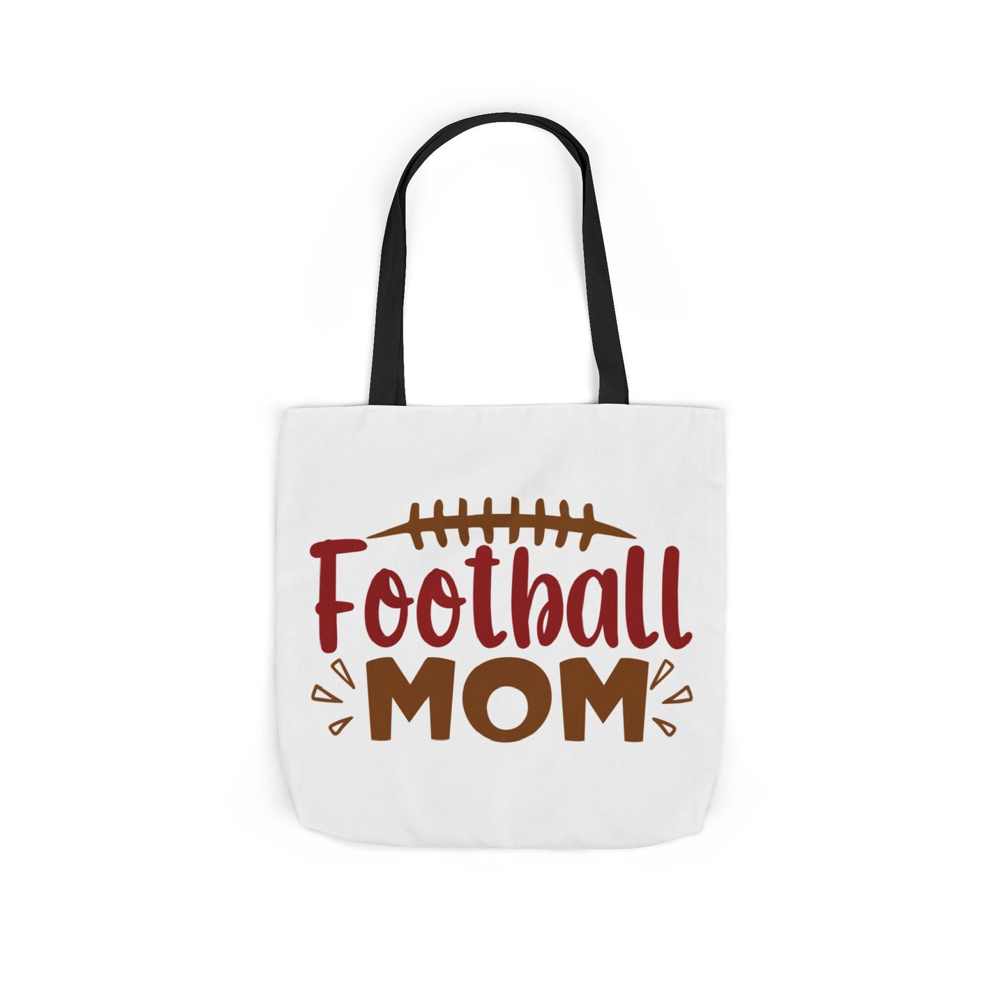 Football Mom Canvas Tote Bag — Game Day Reusable Grocery & Gear Tote