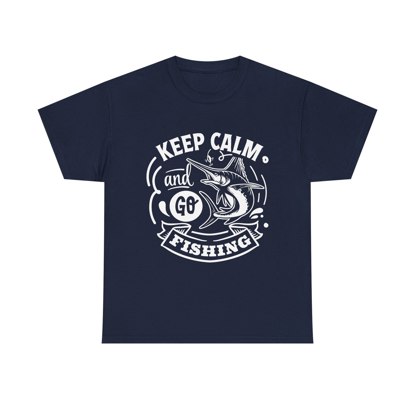 Keep Calm and Go Fishing T-Shirt for Dad