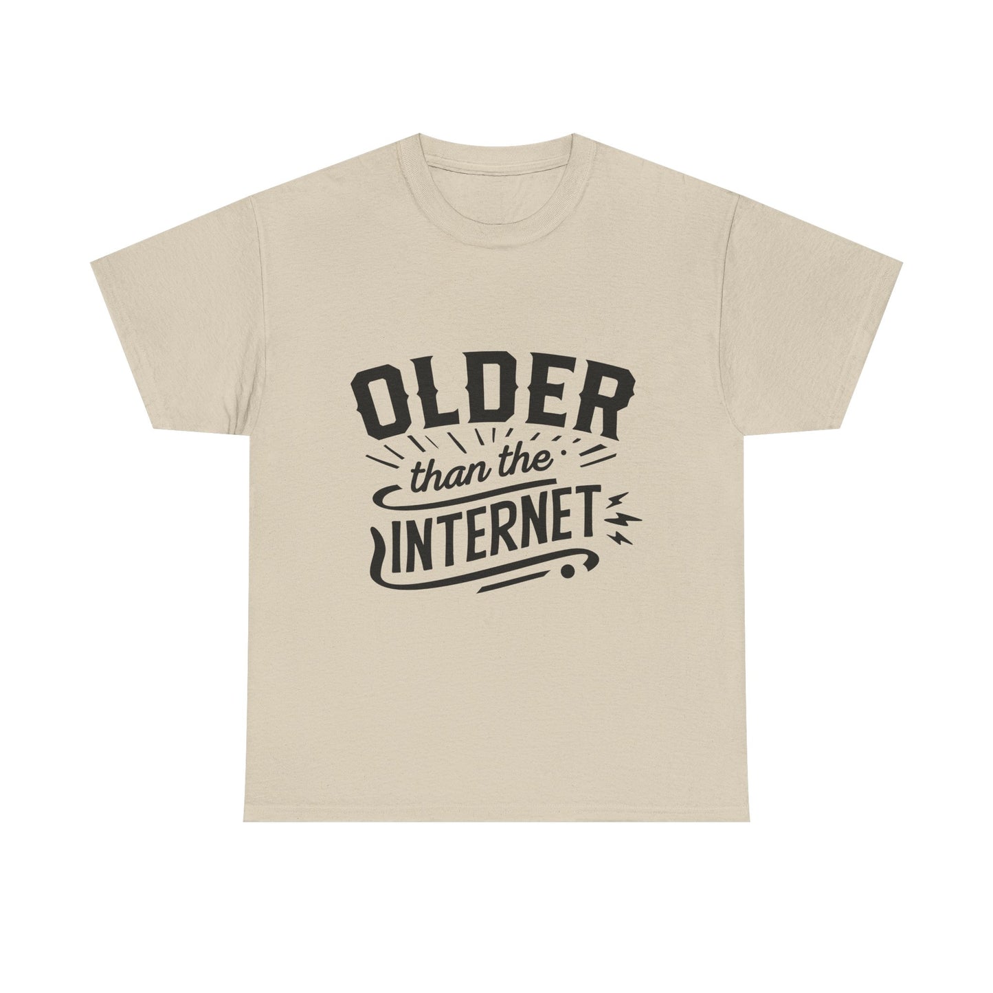 Older Than the Internet Unisex Heavy Cotton Tee for Dad for Father's Day