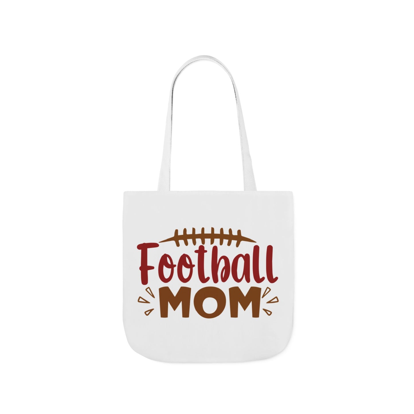 Football Mom Canvas Tote Bag — Game Day Reusable Grocery & Gear Tote