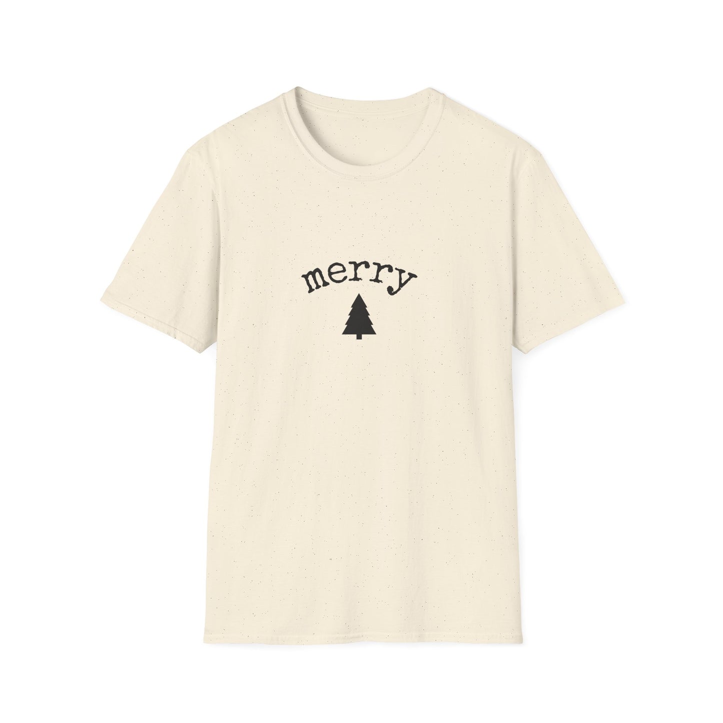 Cute "Merry Tree" Holiday T-Shirt — Festive Christmas Graphic Tee