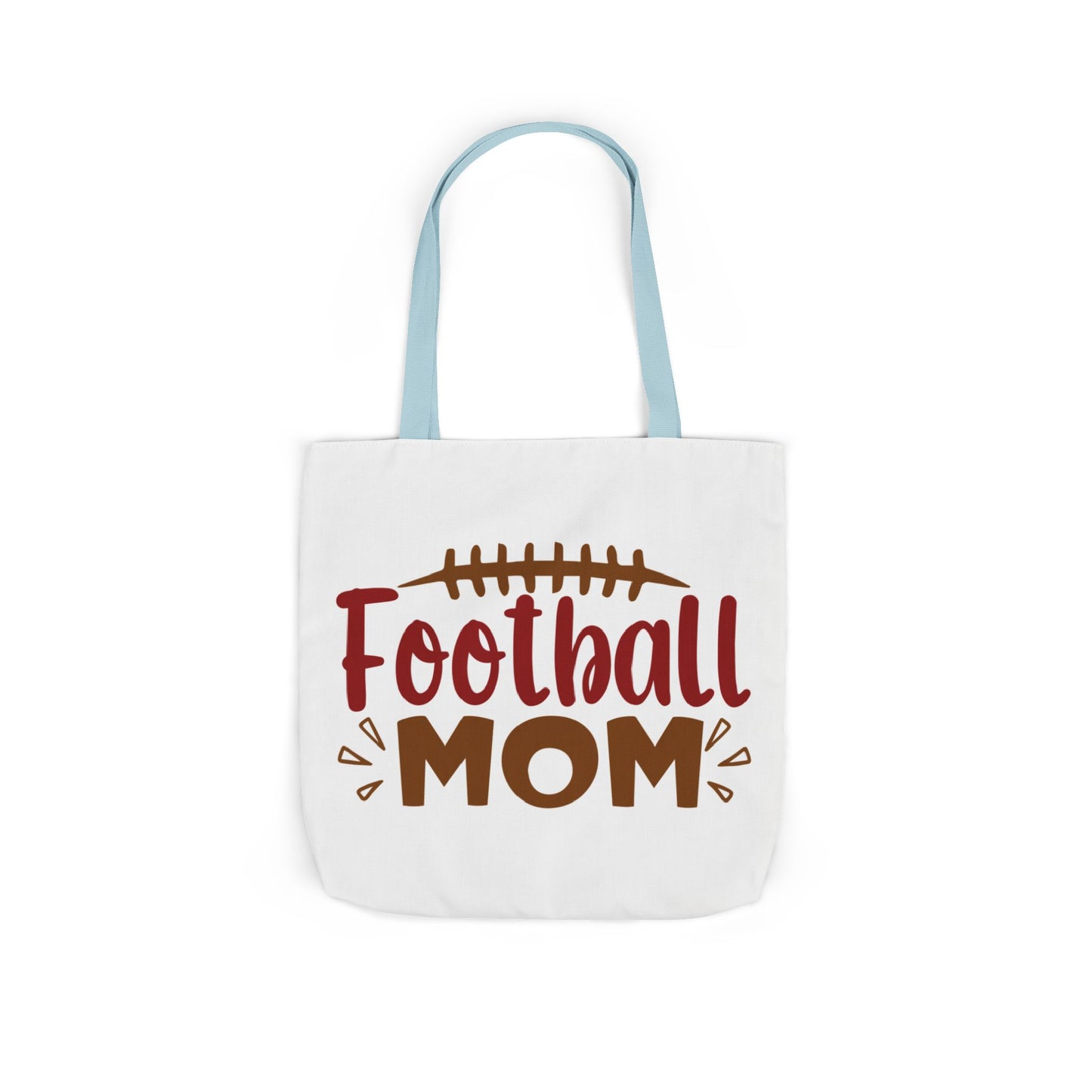 Football Mom Canvas Tote Bag — Game Day Reusable Grocery & Gear Tote