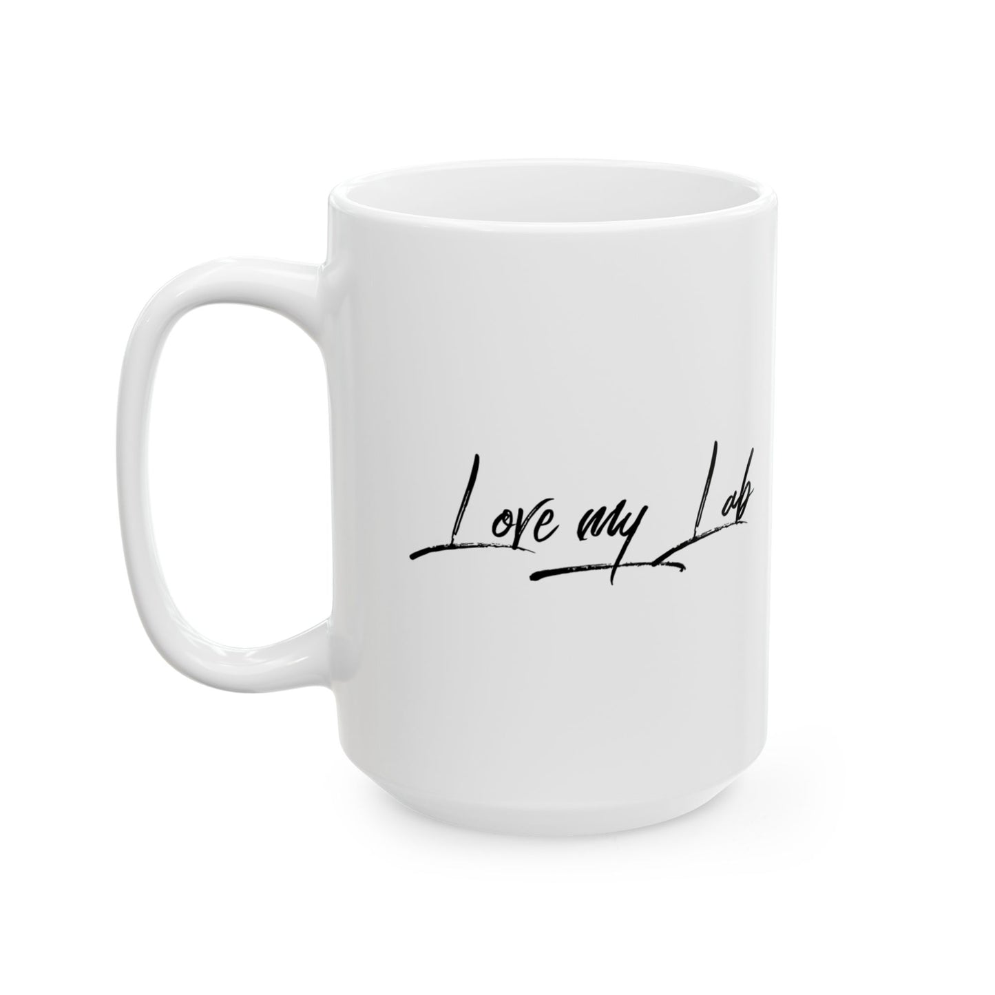 Lab Love Ceramic Mug (11oz, 15oz)