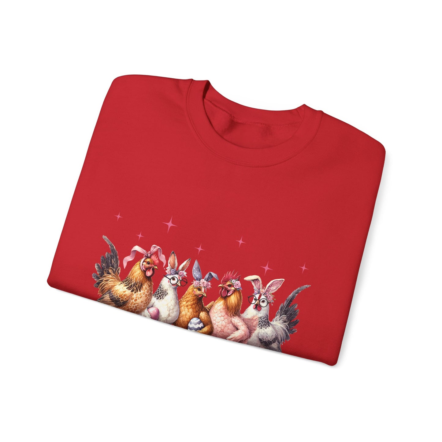 Happy Easter Themed Crewneck Women's Sweatshirt