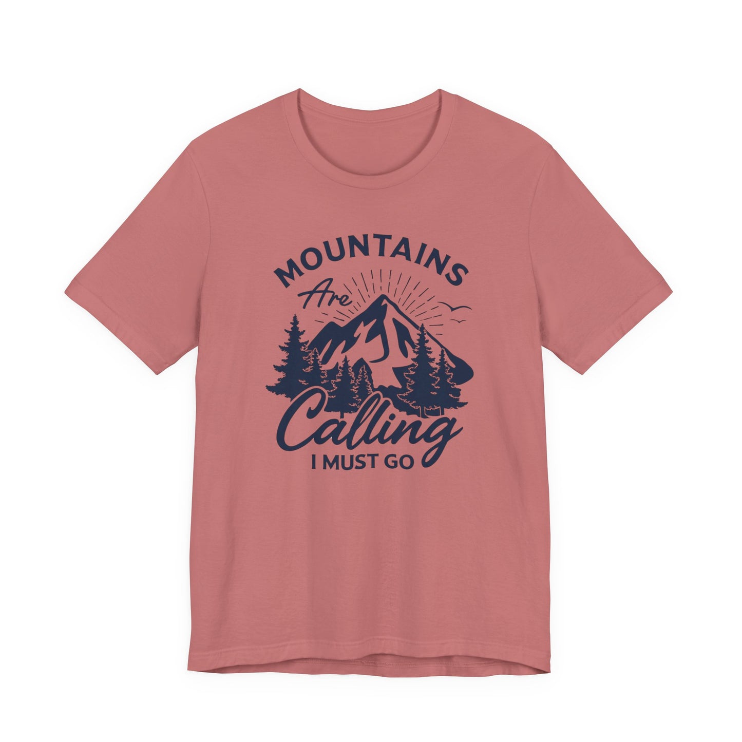 Mountains Are Calling T‑Shirt — Outdoor Adventure Graphic Tee
