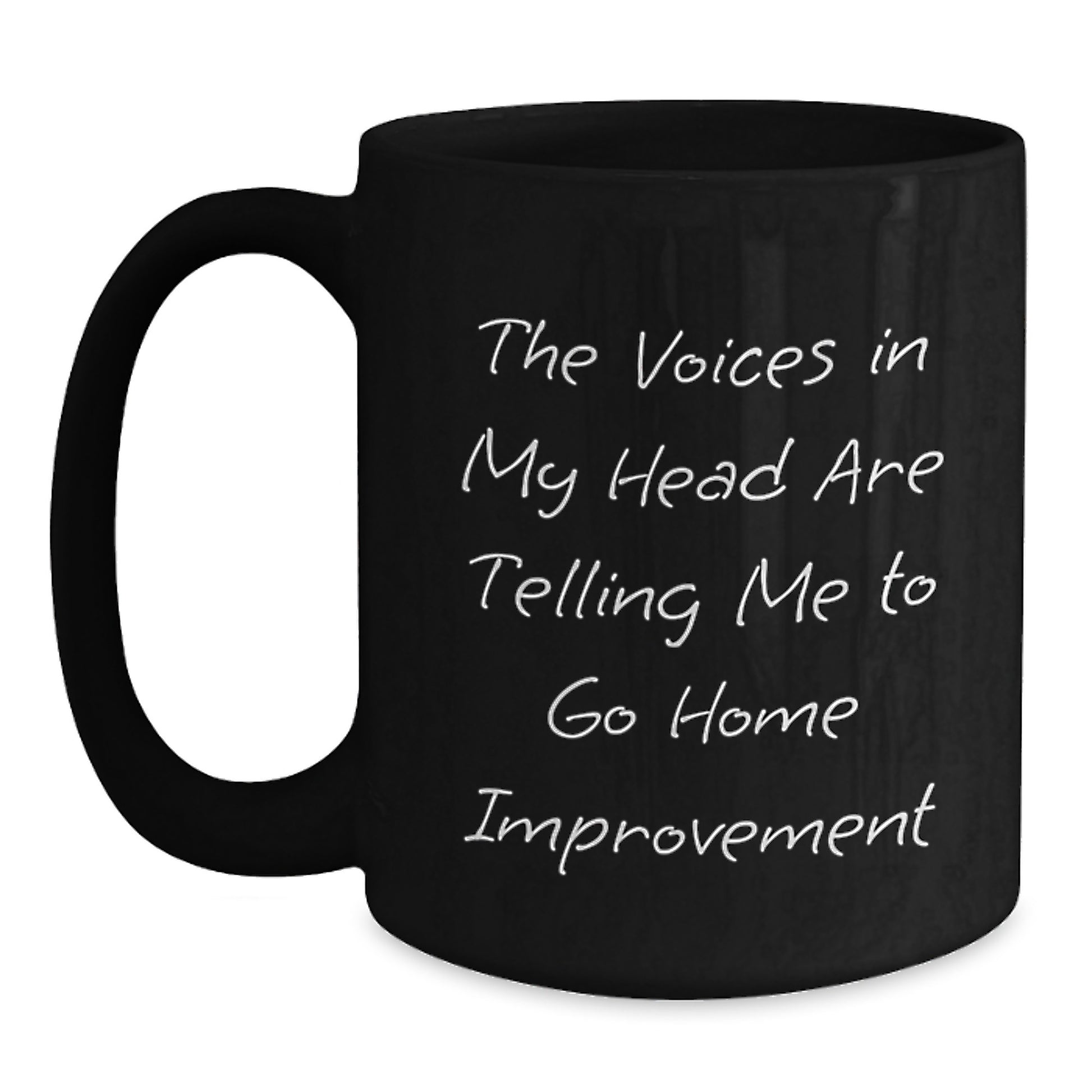 Home Improvement Enthusiast Gifts for Men Funny Black Ceramic Coffee Mugs from Friends for Graduation - Main