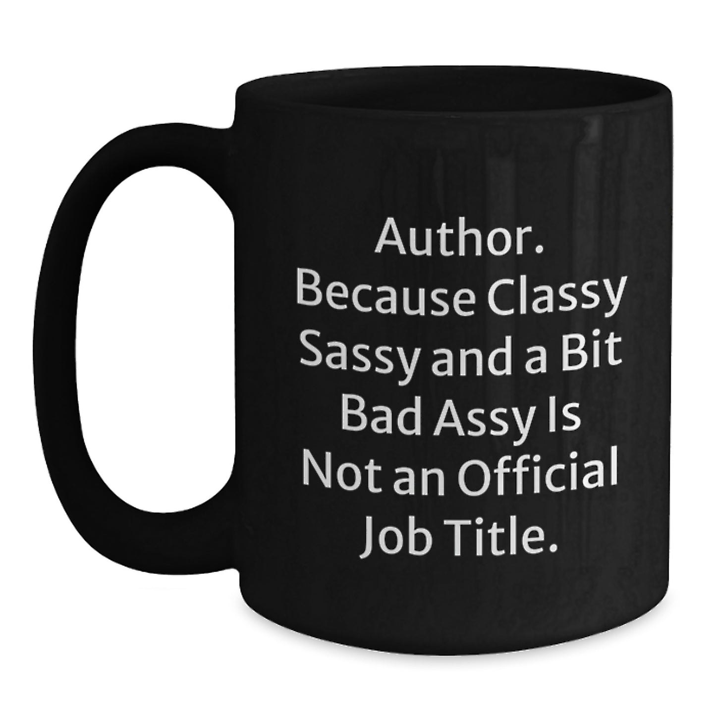 Funny Author Quotes Black Coffee Mugs, Gifts from Women to Author Graduation Unique Presents for Author Friends - Main