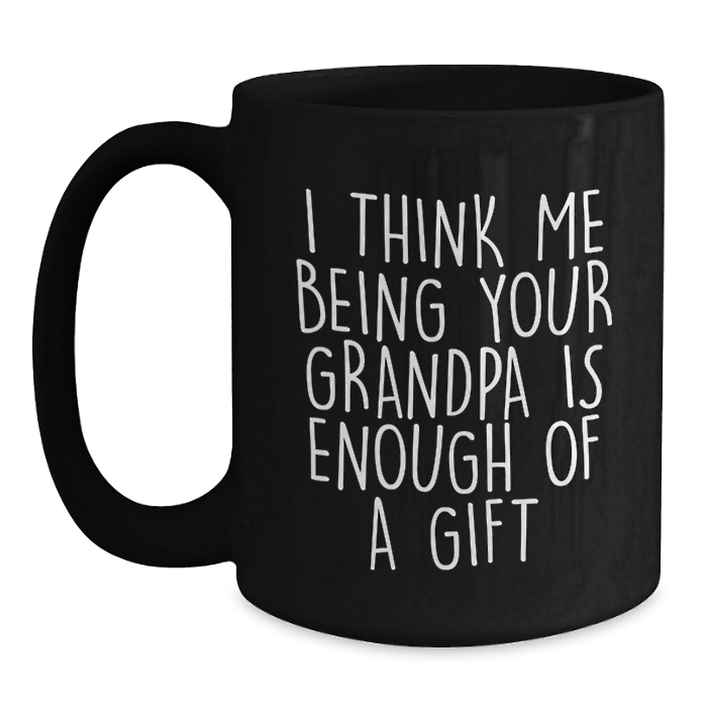 Grandpa Keepsake Black Coffee Mug Birthday Gift for Him with 11oz - Main