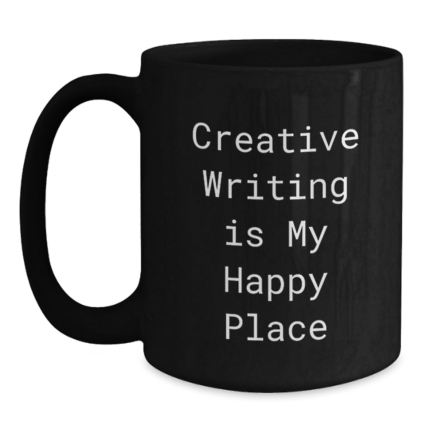 Creative Writing Lover's Funny Quote Black Coffee Mug Gifts for Dad from Son - Main