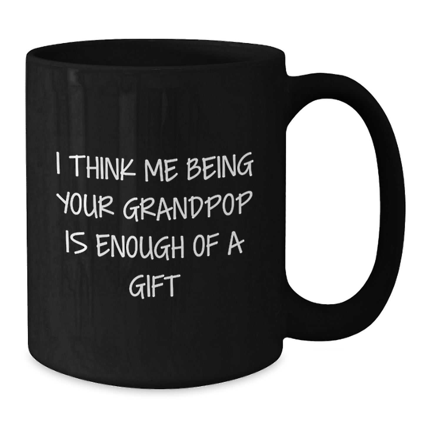 Grandpop Black Coffee Mug Premium Keepsake Birthday Gift for Him - Additional
