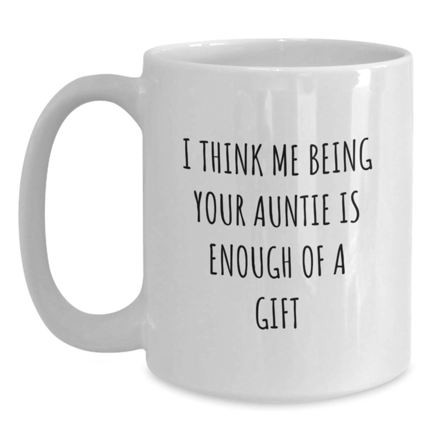 Auntie White Coffee Mug Companion for a Best Friend Birthday Gift - Main