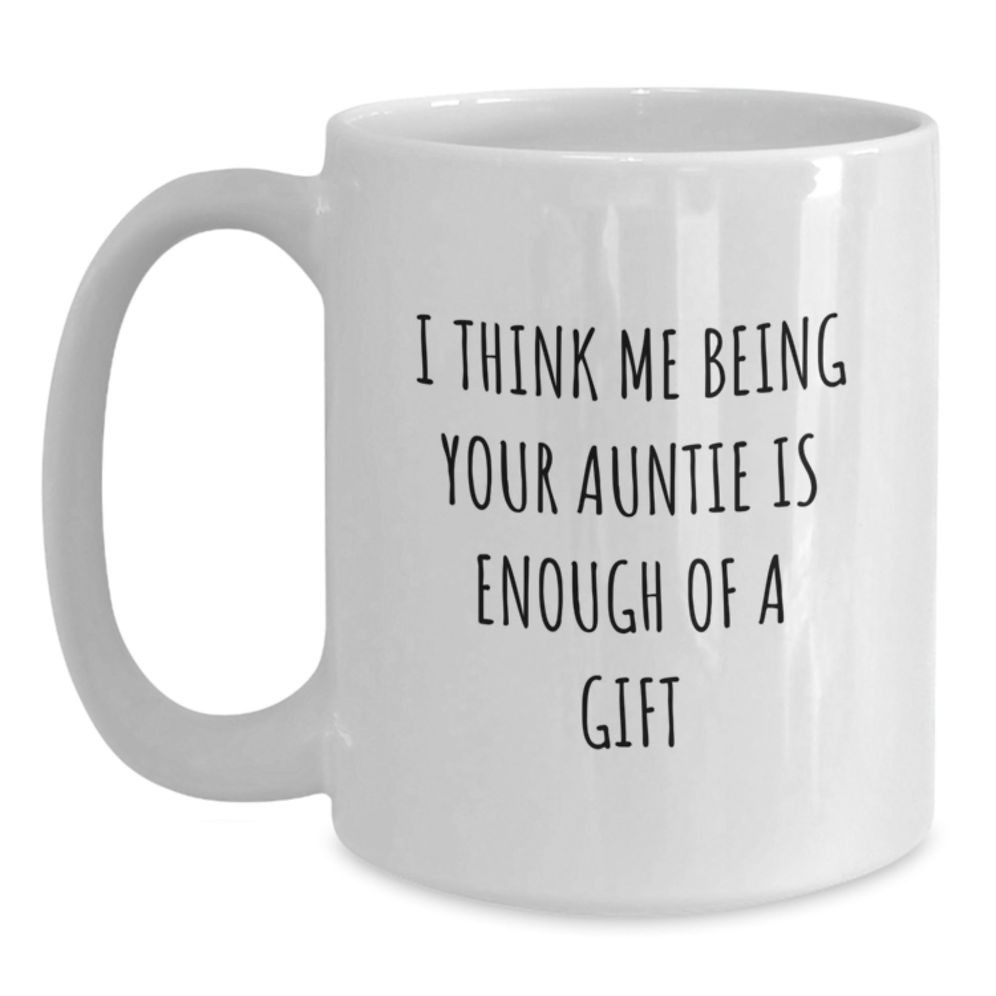 Auntie White Coffee Mug Companion for a Best Friend Birthday Gift - Main