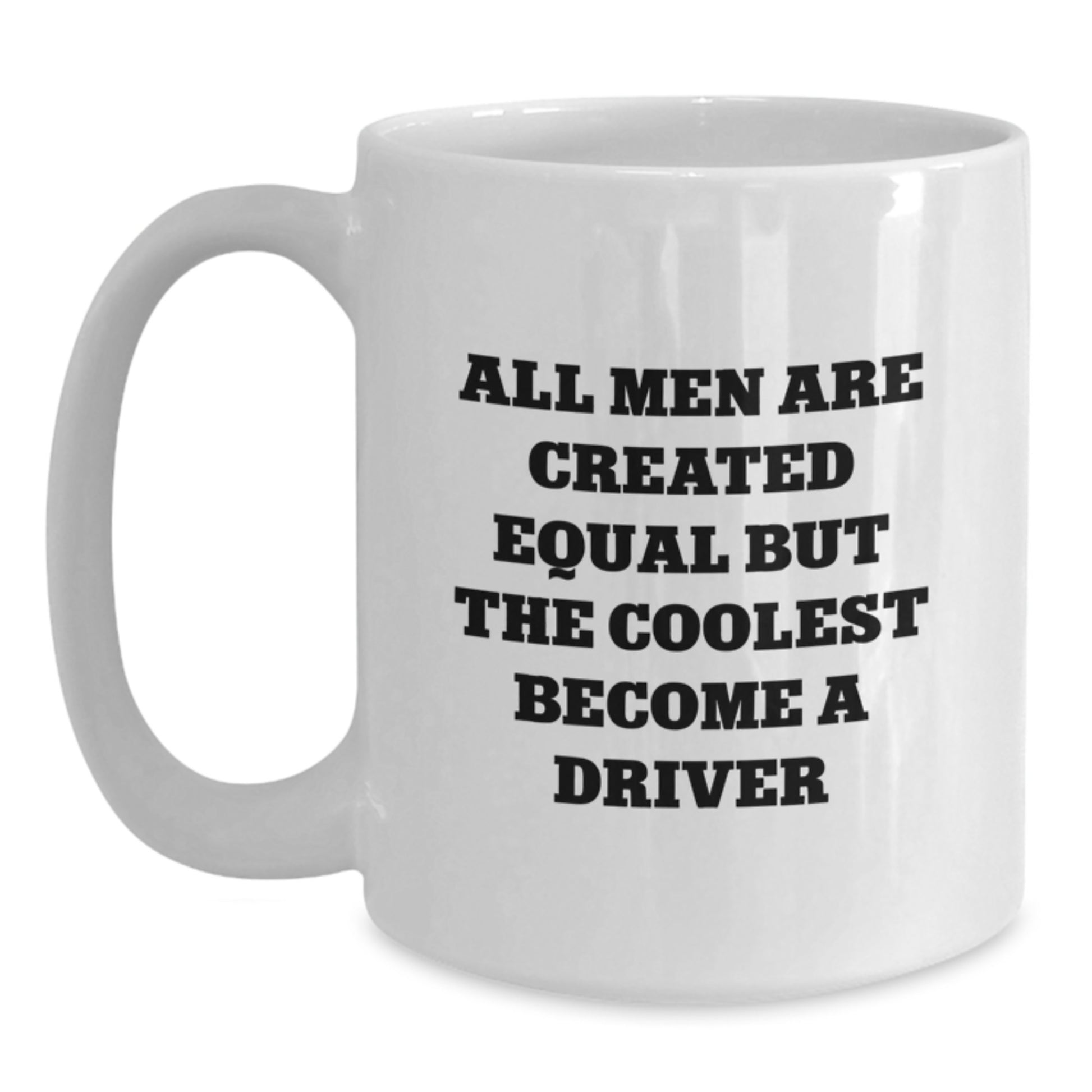 Driver Keepsake White Ceramic Coffee Mug for Him Birthday Gift - Main