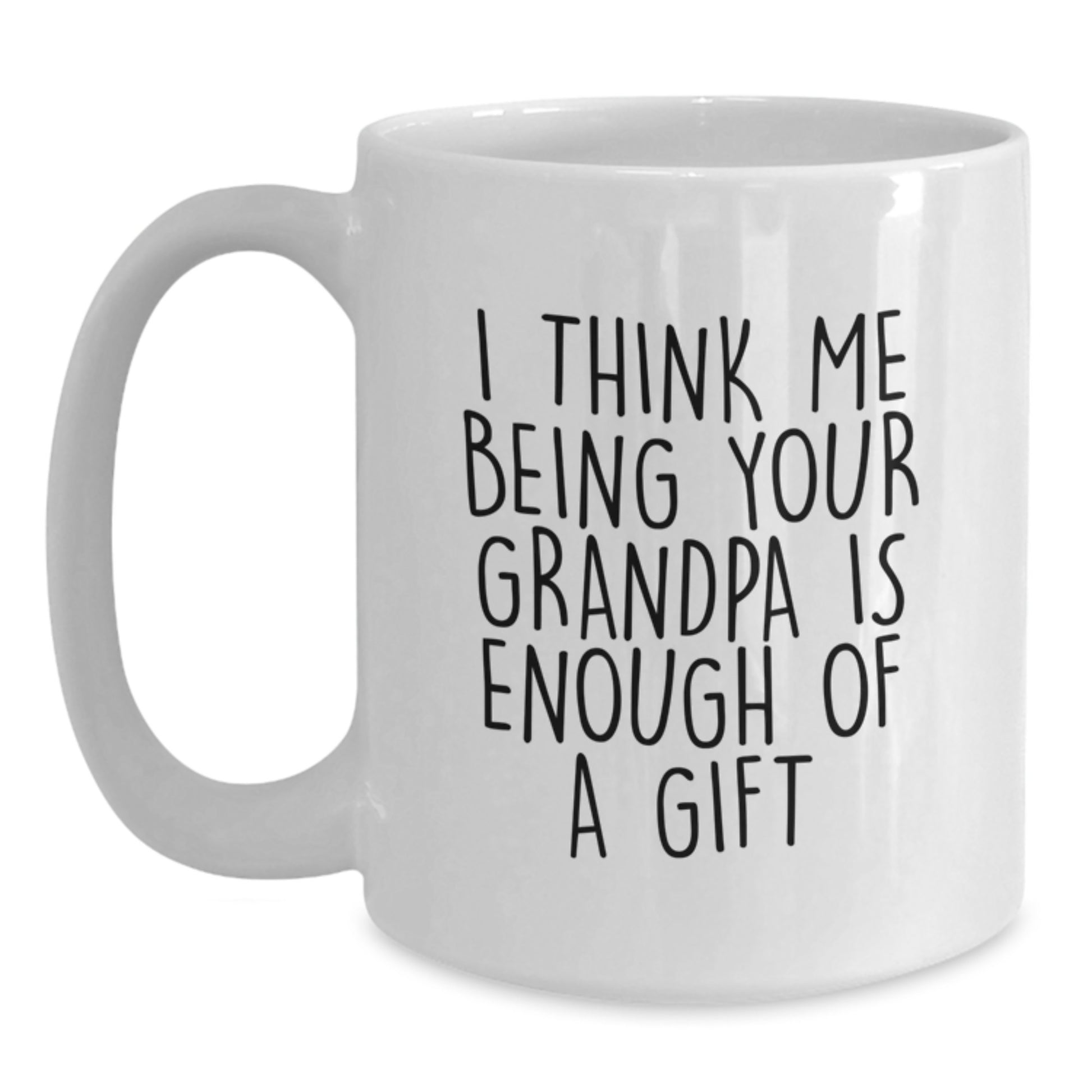 Grandpa Keepsake White Coffee Mug Birthday Gift for Him - Main