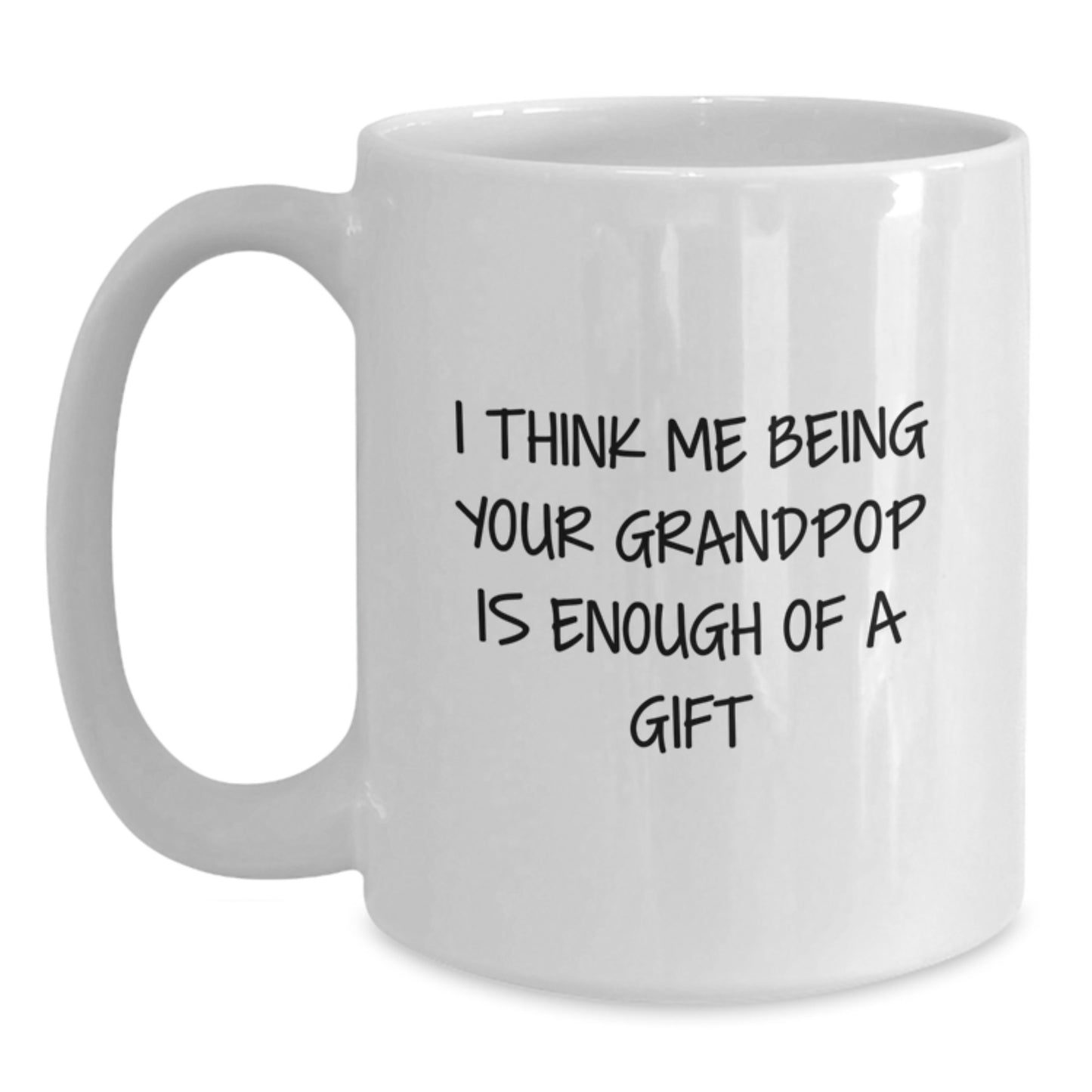 Grandpop White Coffee Mug Keepsake for Him Birthday Daily Gift - Main