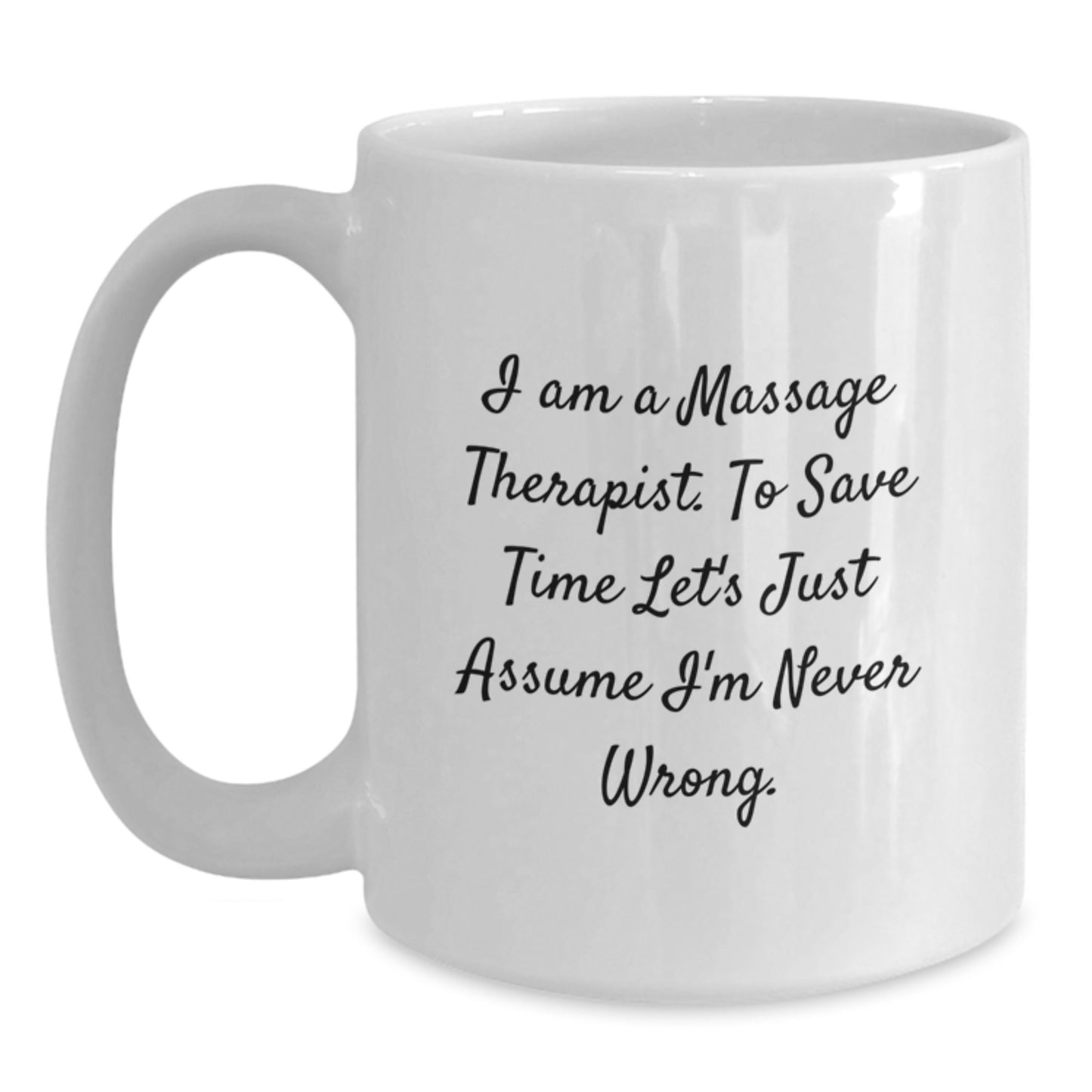 Funny Massage Therapist White Coffee Mug Gifts for Men Graduation Unique from Friends - Main