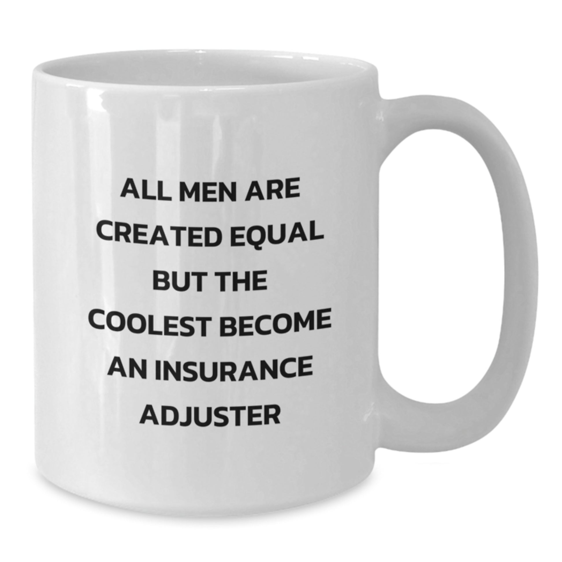 White Insurance Adjuster Keepsake Mug for Him Graduation Gift - Additional