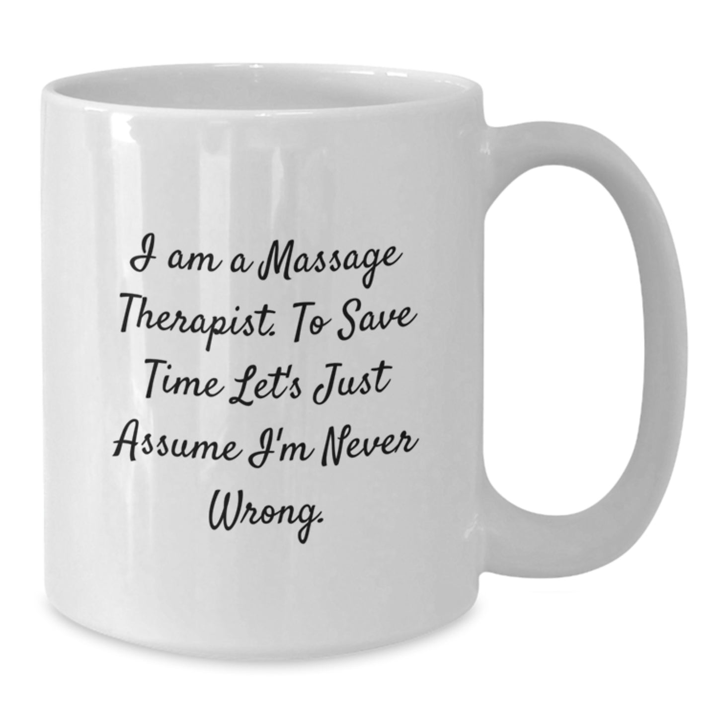Funny Massage Therapist White Coffee Mug Gifts for Men Graduation Unique from Friends - Additional