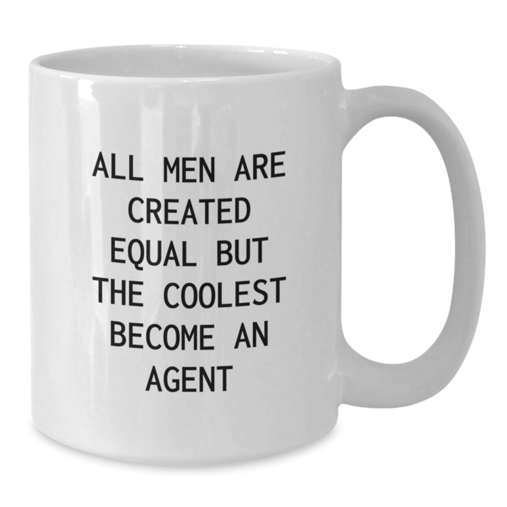 Funny Agent Gifts for Men, White Coffee Mug, Unique Graduation Unique Gifts from Friends, Family, Coworkers to Agent - Additional