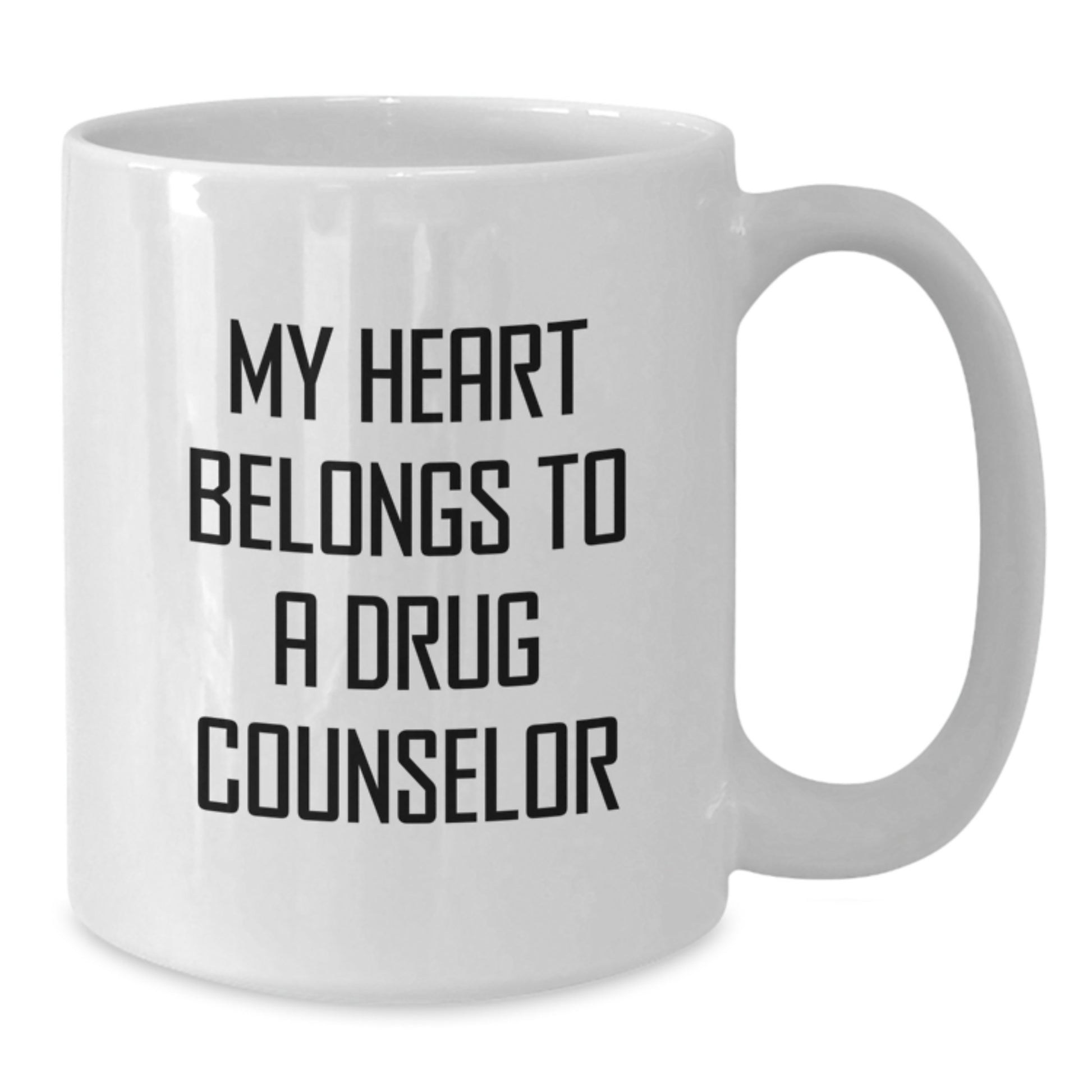 Funny Drug Counselor Gifts for Men - White Coffee Mug, Graduation Unique Gifts from Friends, Family - Additional