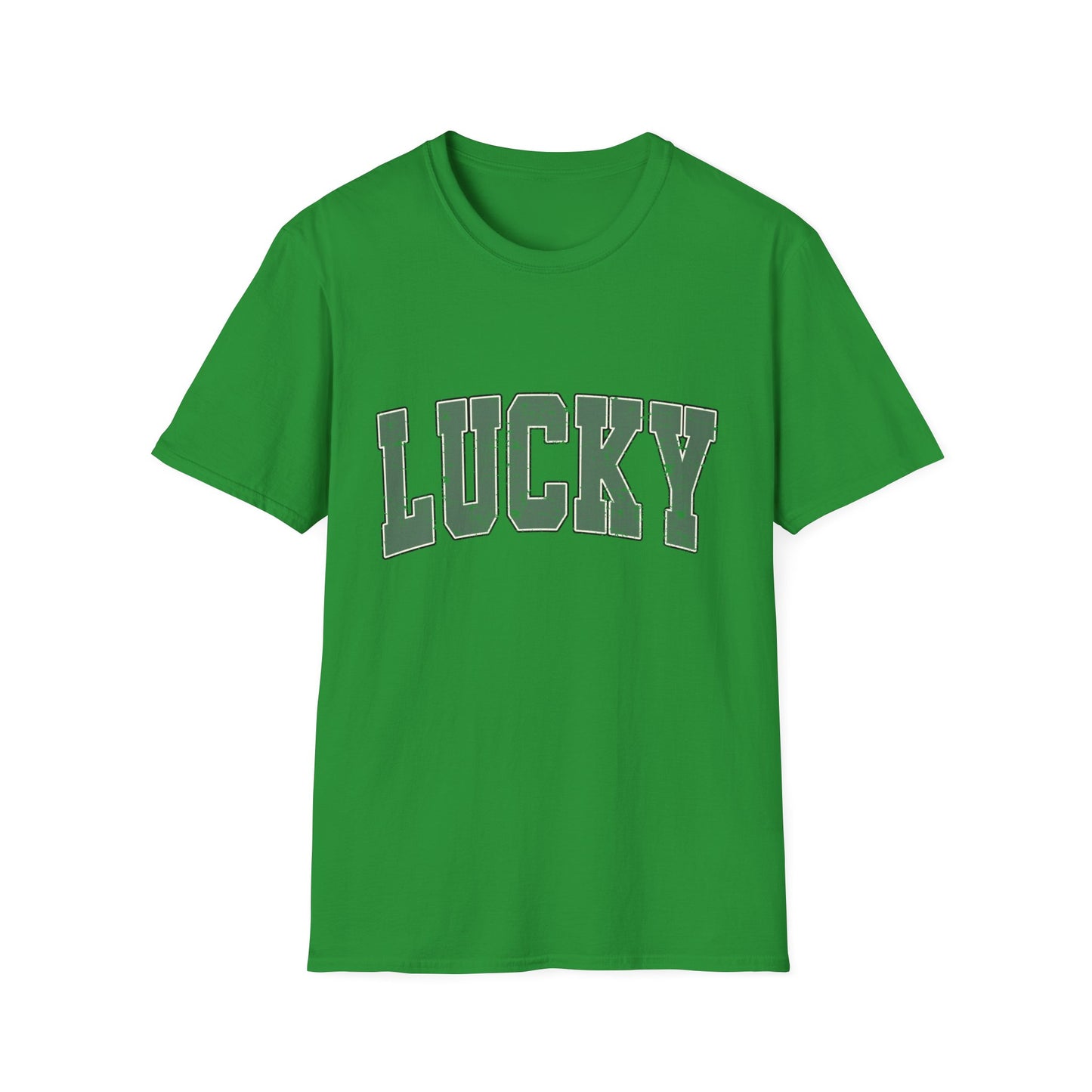 Lucky Graphic T-Shirt — Vintage Green St. Patrick’s Day Tee